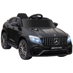 Bērnu elektriskā automašīna Mercedes-Benz AMG GLC63S COUPE, 12 V, melna, 115 x 70 x 55 cm
