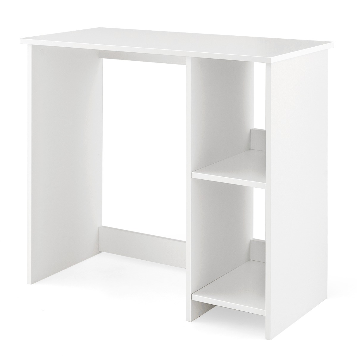 31.5" valge kaasaegne arvutilaud 2 sektsiooniga - Image 2