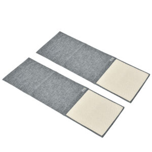 2-osaline kasside kraapimismattide komplekt, sisal, hall, 130 x 45 x 0,3 cm