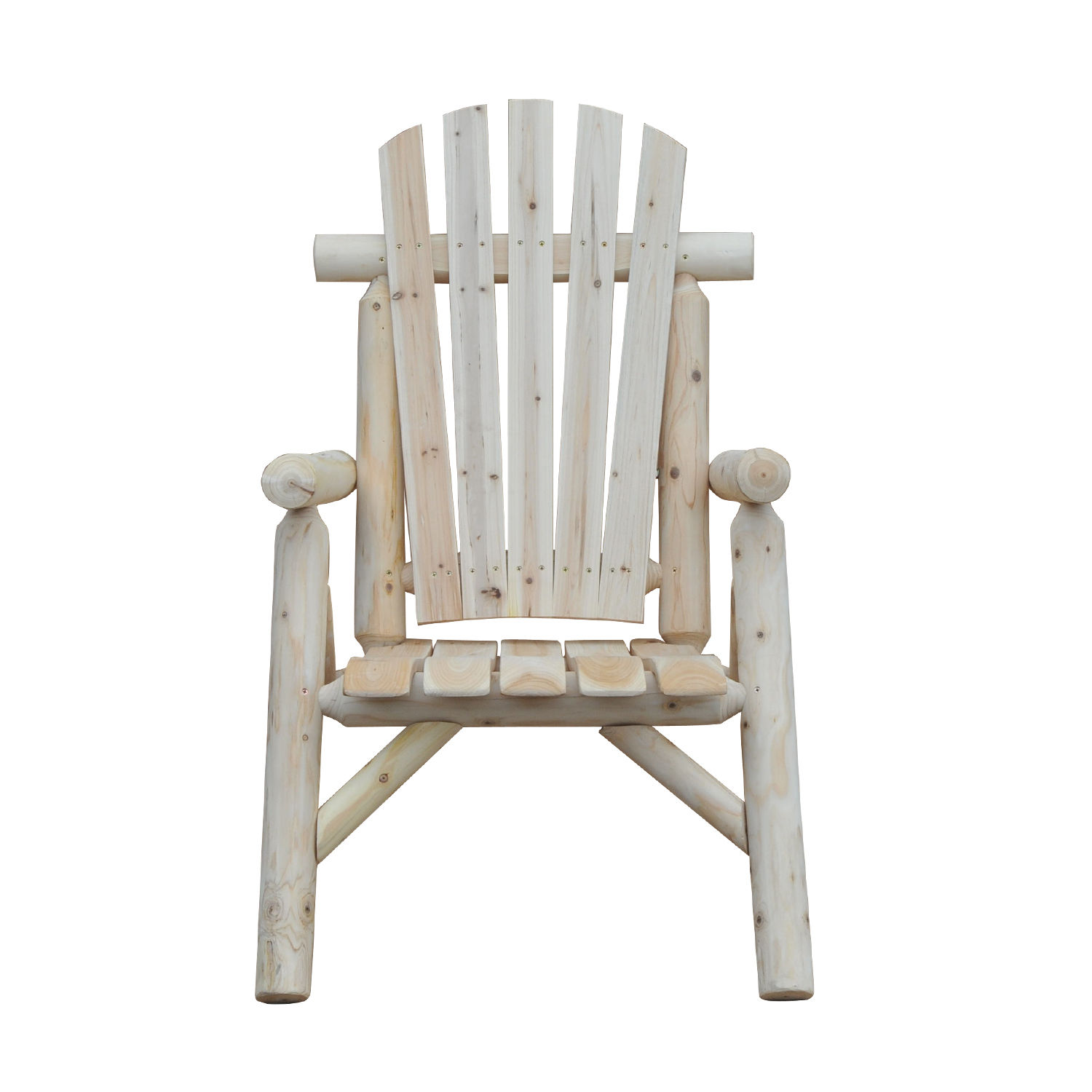 Adirondack dārza krēsls ar roku balstiem, dabīga, 83 x 68 x 101 cm - Image 9