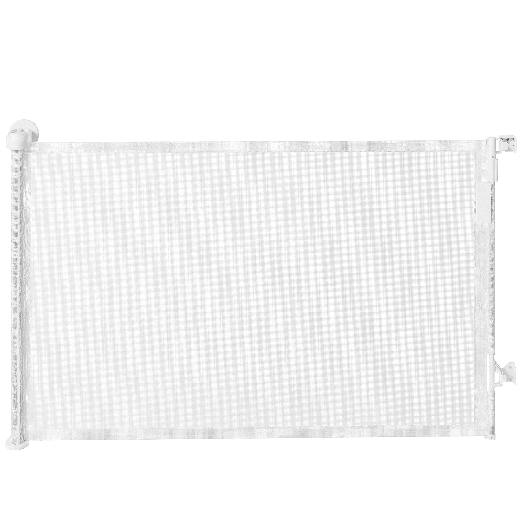 Izvelkami mājdzīvnieku vārti, balti, 0-140 cm