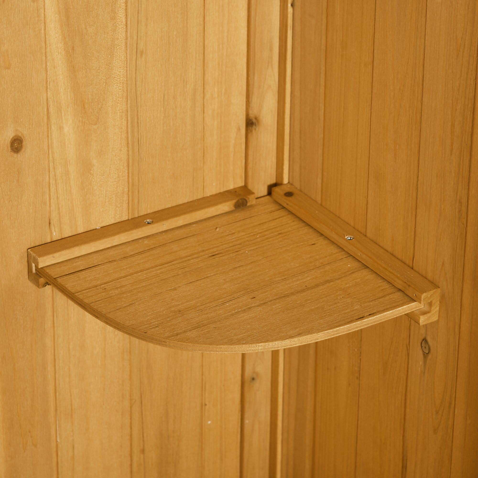 Puutarhakaappi, keltainen ja vihreä, 77 x 54,2 x 179 cm - Image 8