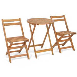 3-osaline kokkupandav terrassikomplekt