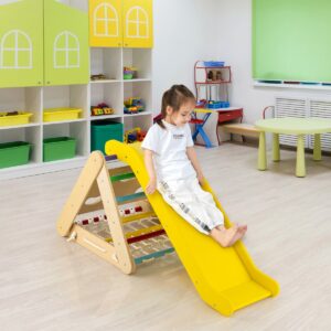 4-in-1 Värviline Kolmnurkne Liumäega Laste Ronimisredel