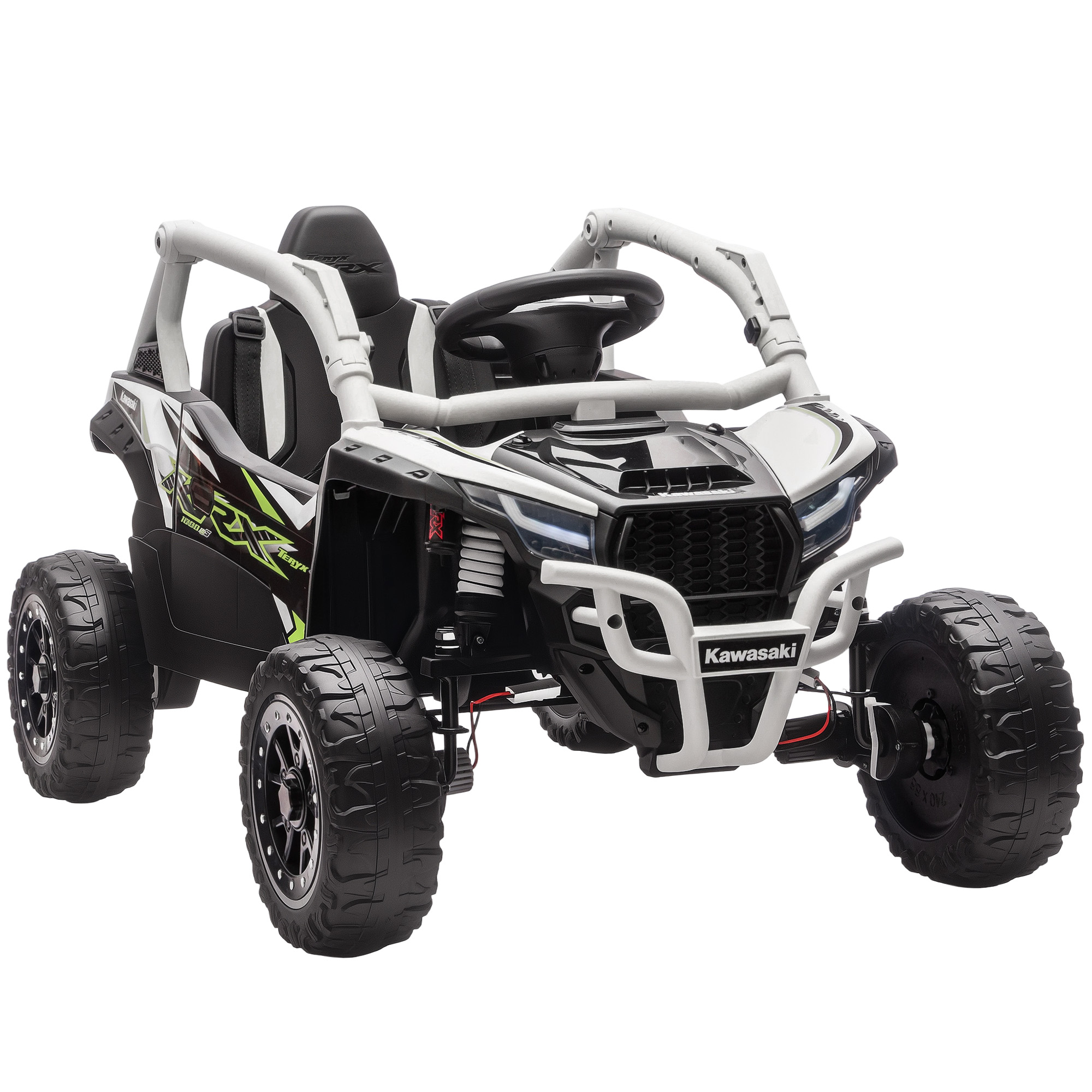 Lasten sÃ¤hkÃ¶inen UTV KAWASAKI TERYX KRX 1000, 12 V, harmaa