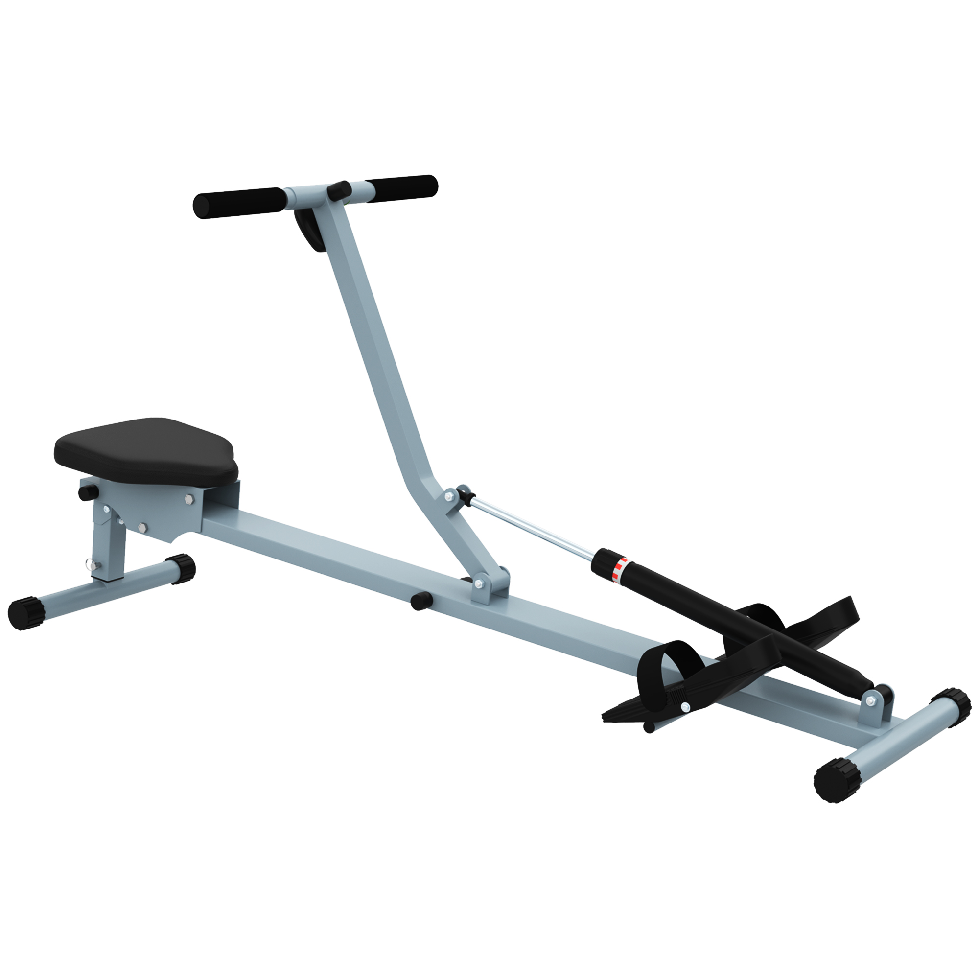 Kodune sõudeergomeeter, hüdrauliline, hall / must, 12 takistustaset, kuni 100 kg