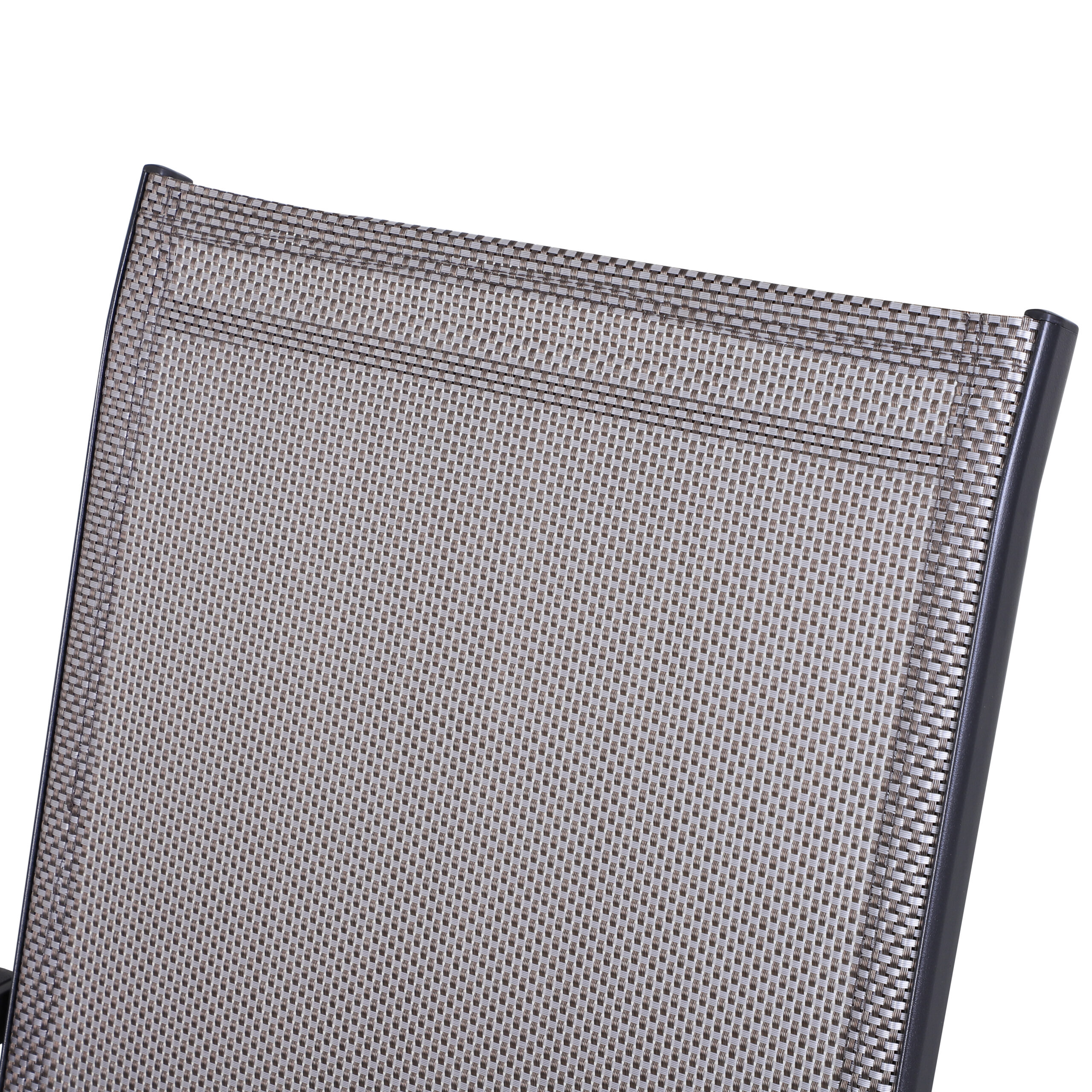Taitettavien retkituolien 2 kpl setti käsinojilla, harmaa, metalli, 58 x 64 x 94 cm - Image 9