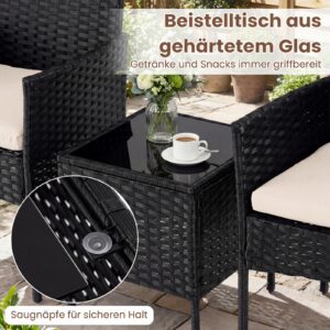 Aiatoolide komplekt 3-osaline, beež rattan