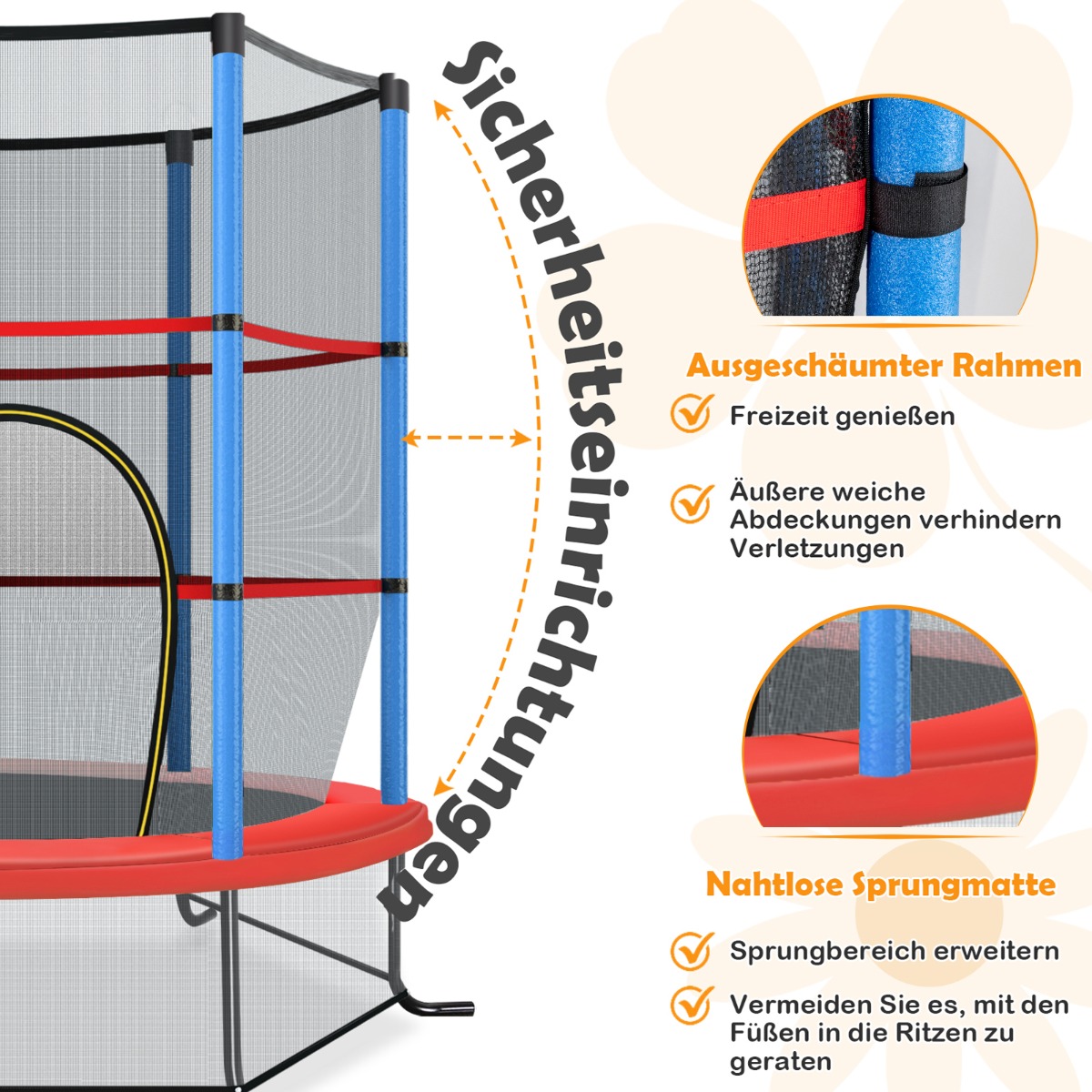 Sodo batutas Ø140cm tamsiai mėlynas - Image 2