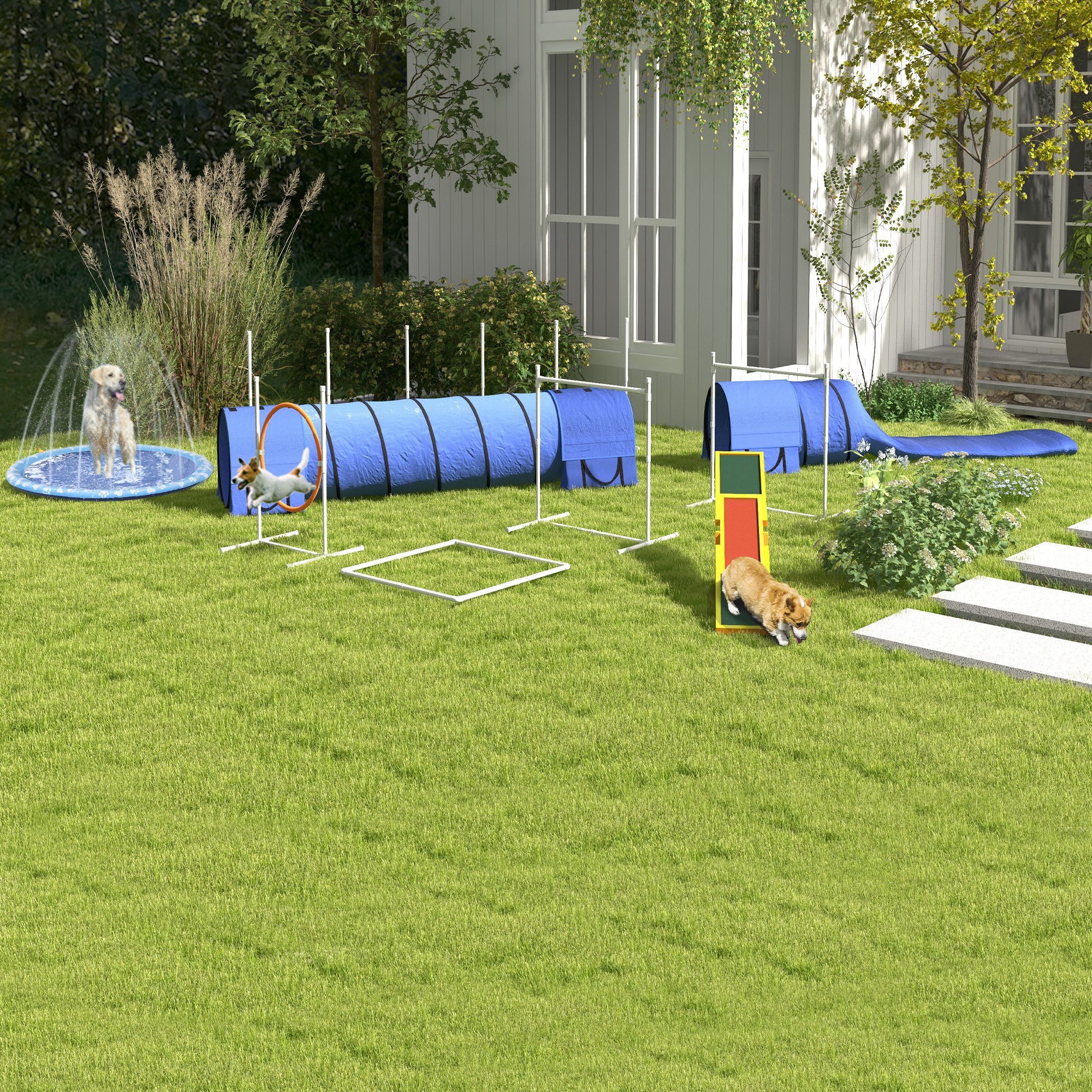Šunų agility supynė, neslystantis paviršius, iki 30 kg, 180 x 30 x 30 cm - Image 9
