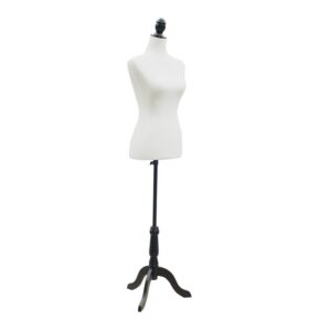 Mannekeeni torso, valge, reguleeritav 130-168 cm