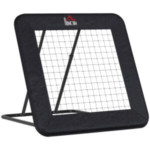 Jalgpalli rebounder, 128 x 118 cm, must