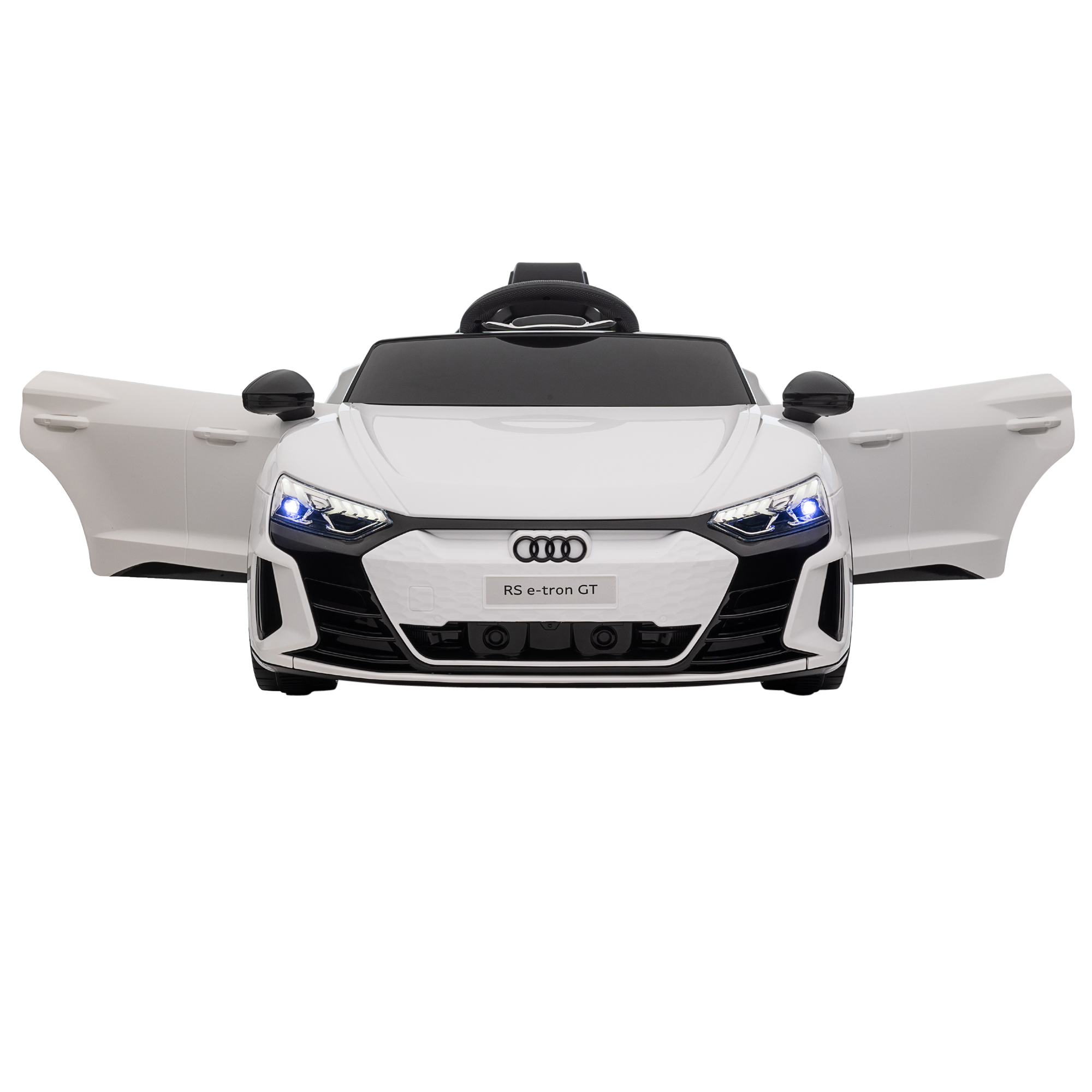 Lasten sähköauto Audi RS e-tron GT, valkoinen, 103 x 58 x 41 cm - Image 4