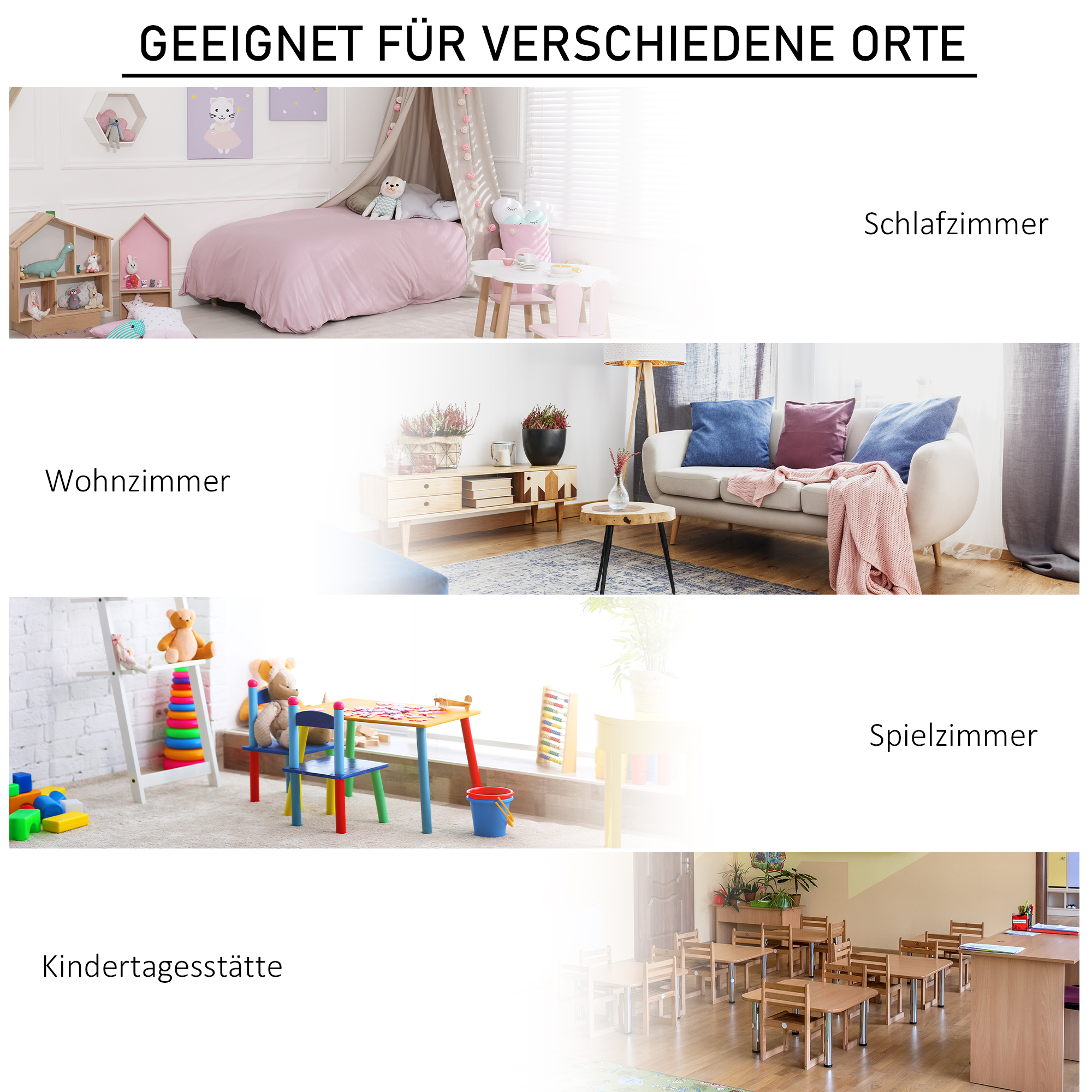 Laste hoiuriiul, 3 fliisist sahtlit, MDF, ümberkukkumise vastane, hall