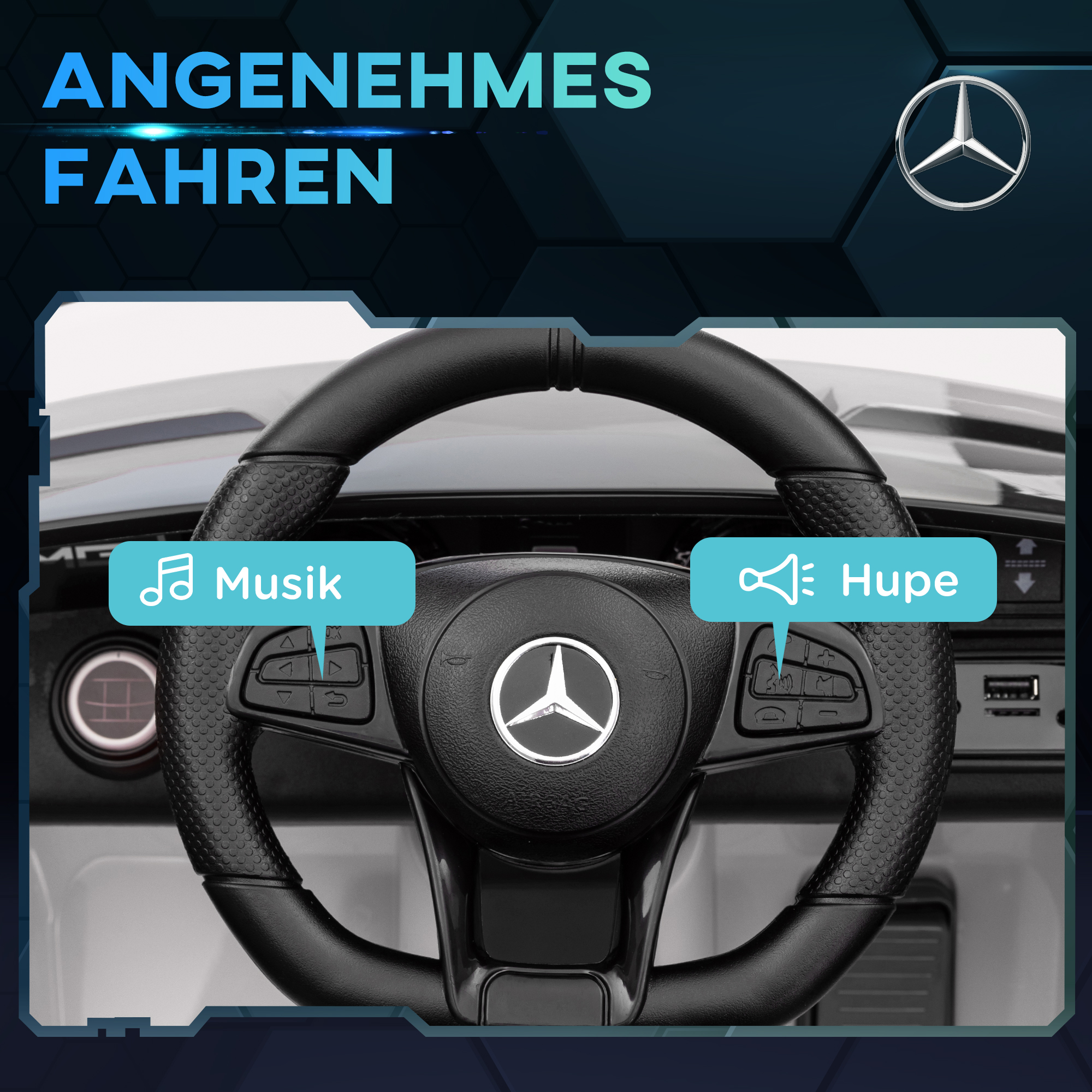 Laste elektriauto Mercedes-Benz AMG GTR, valge, 12 V, 3-5 km/h