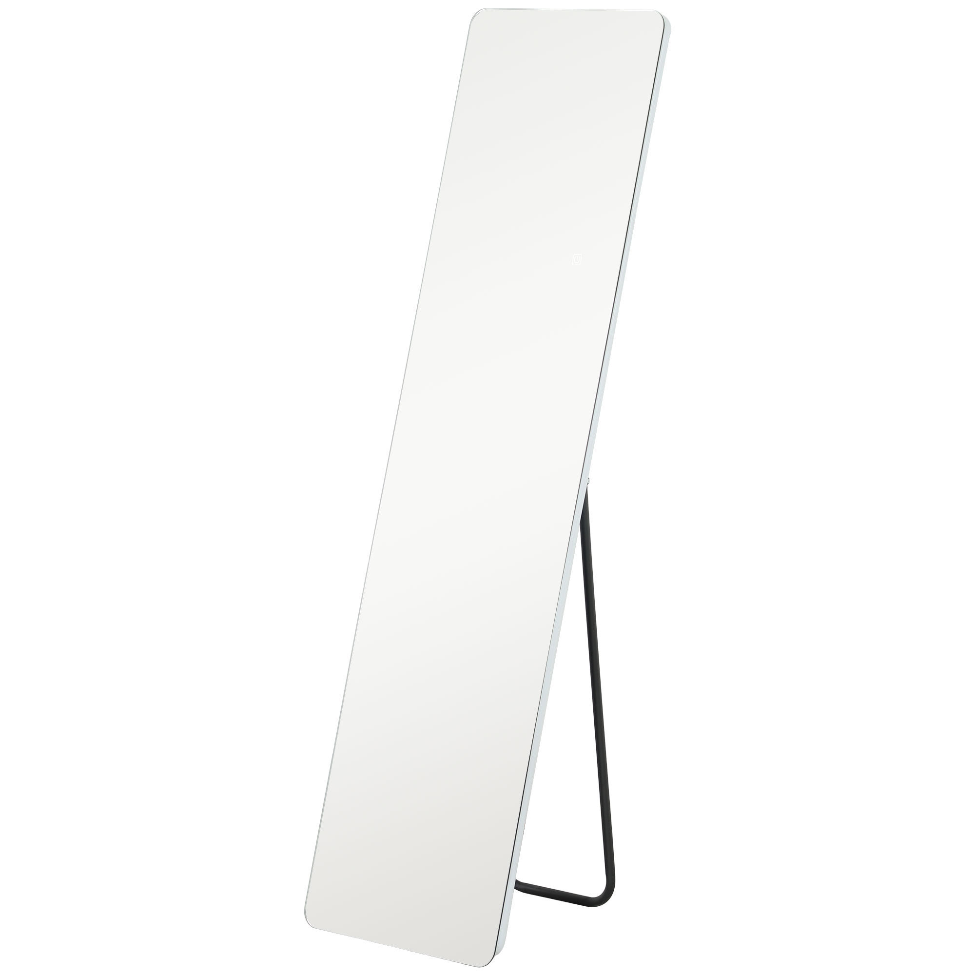 LED täispikk peegel, puutetundlik juhtimine, dimmerdatav, raamita, 40 x 150 cm