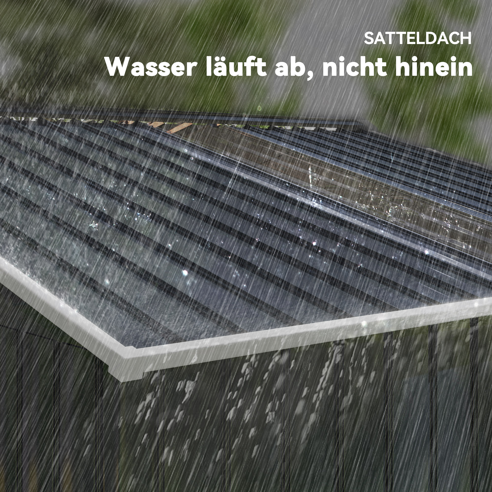 Metallist aiakuur lükandustega ja ventilatsiooniakendega, 277 x 195 x 192 cm, tumehall