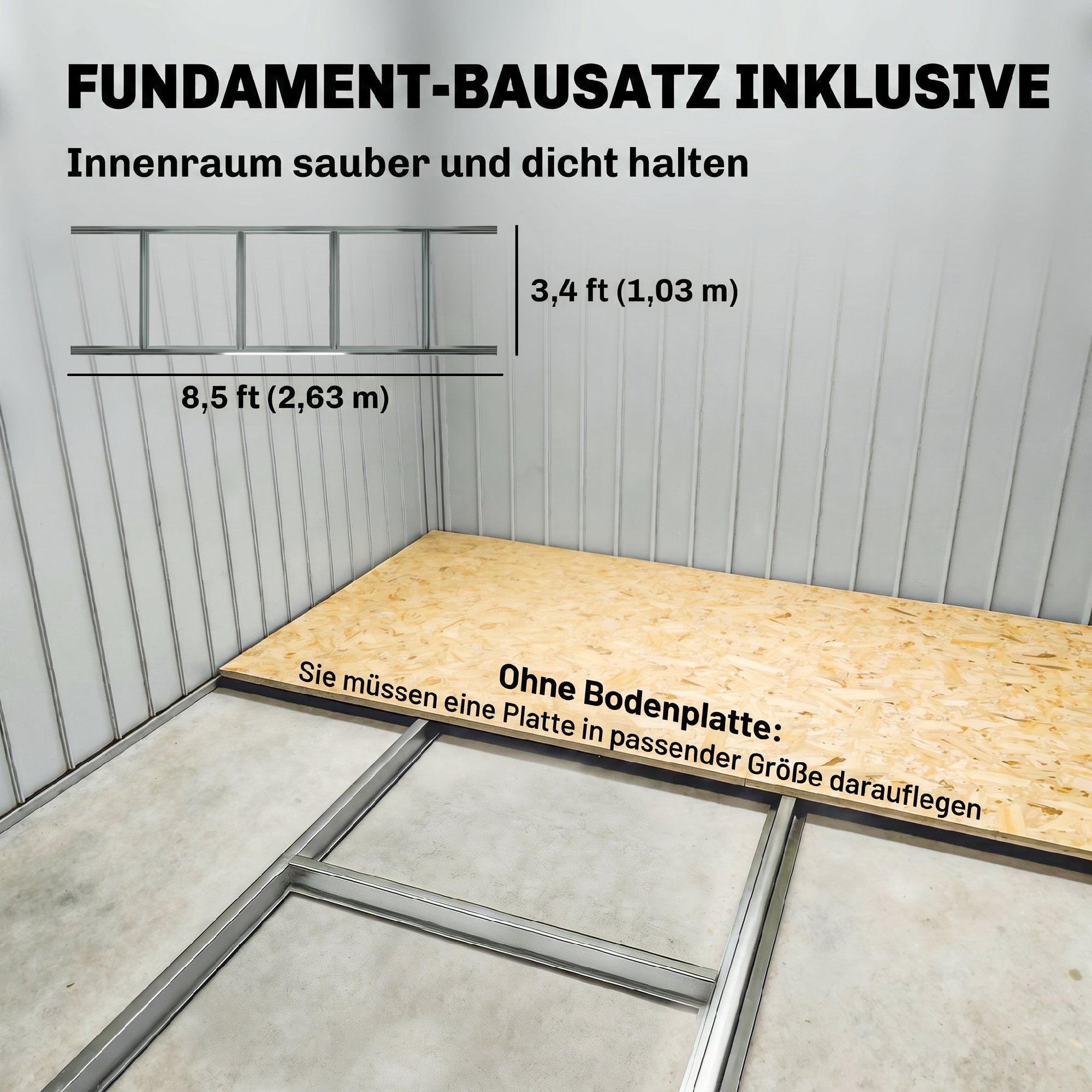 Metallist aiakuur lükandustega, hele roheline, 277 x 195 x 192 cm