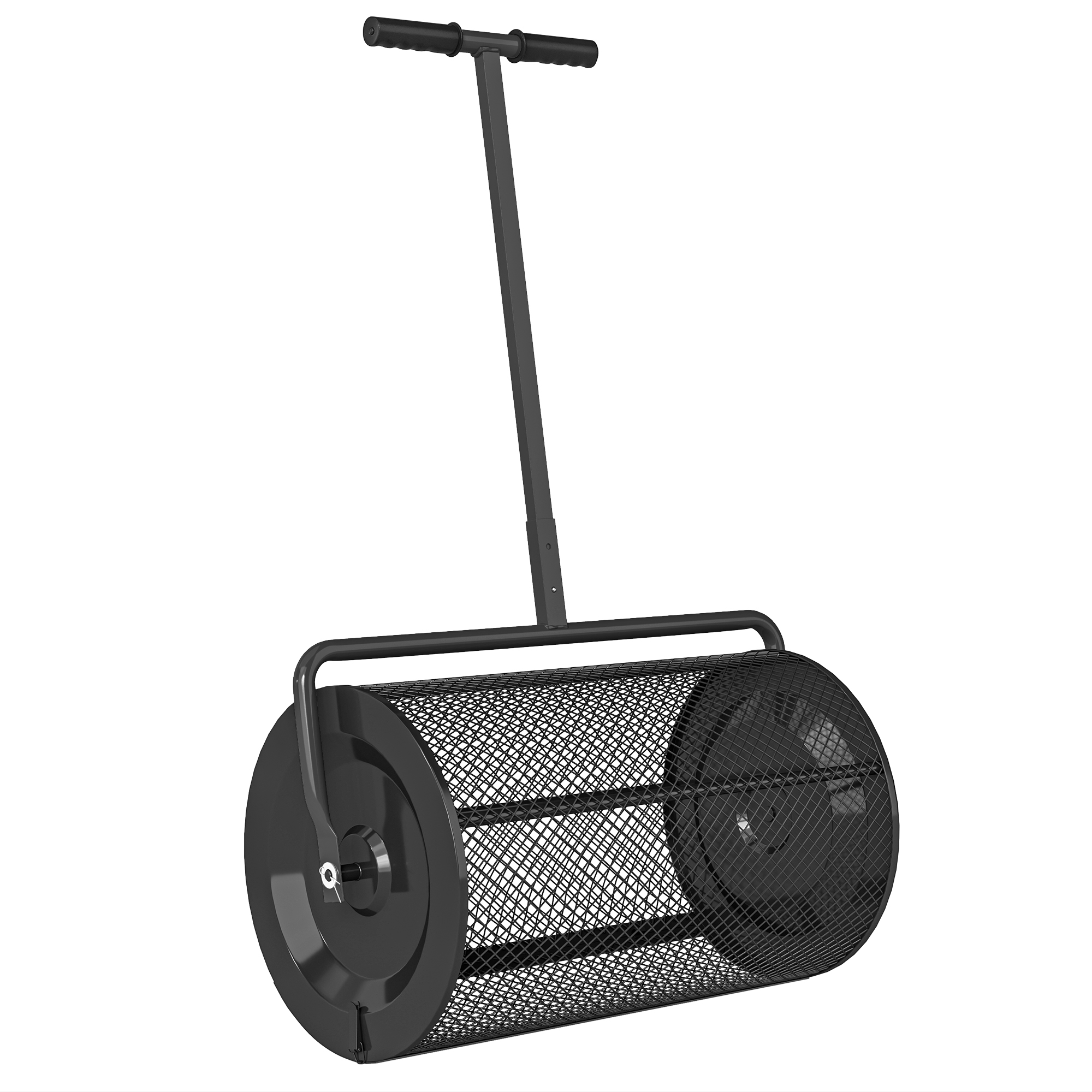 Komposti laotur 75 l, 61 x 40 cm, must, metallist