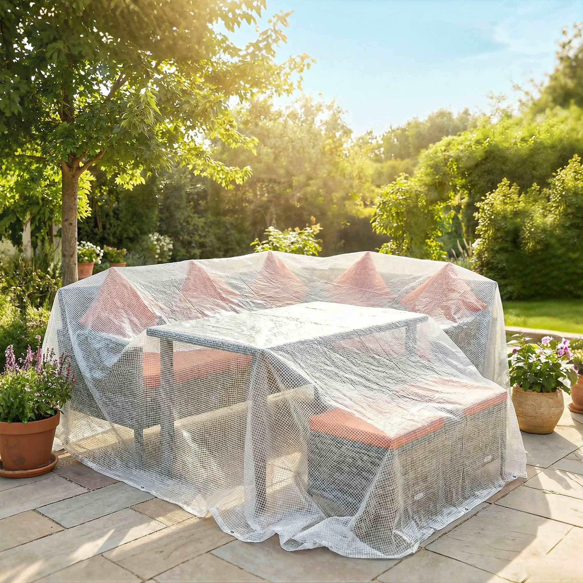 Kattekile, 4 x 6 m, 140 g/m², valge