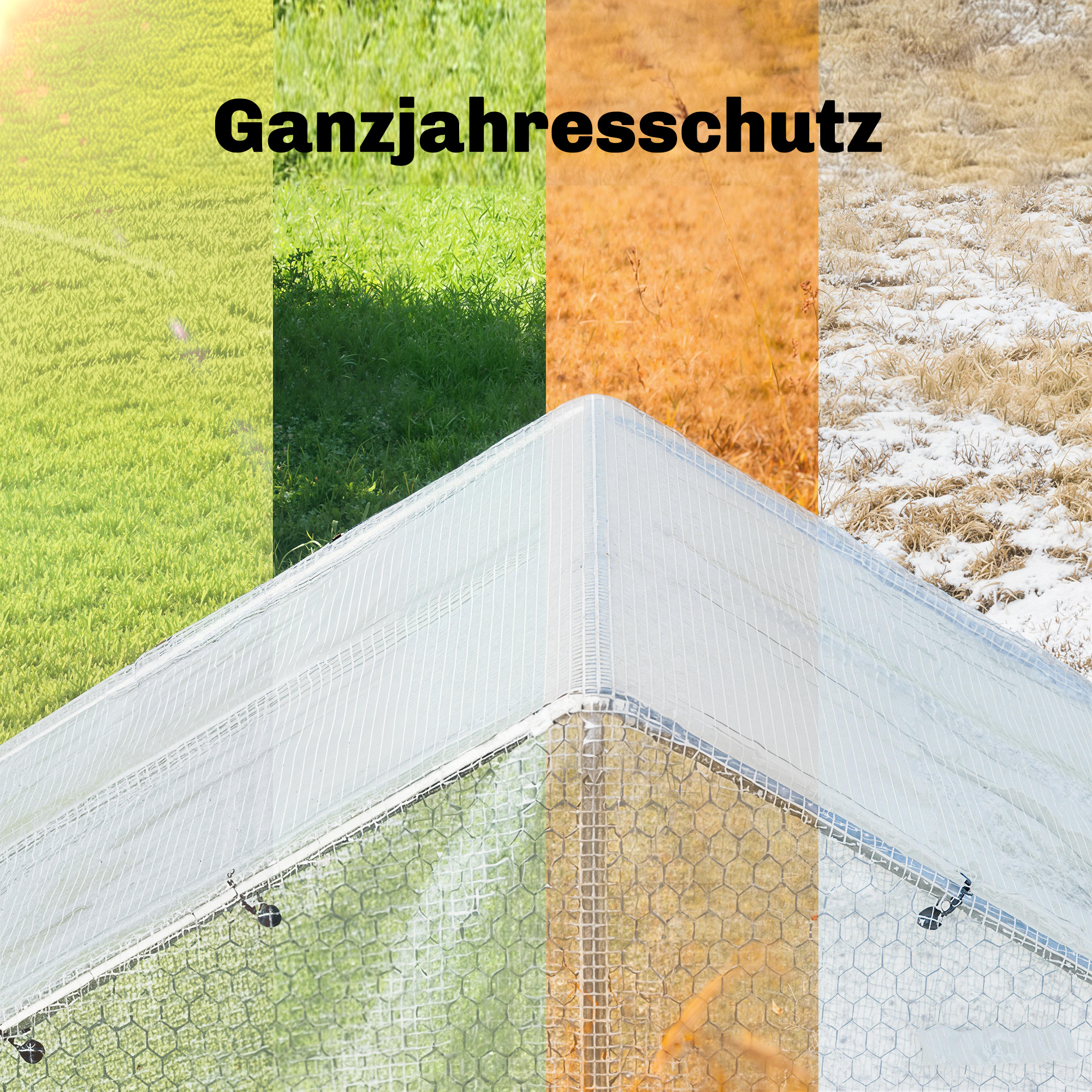 Kattekile, 4 x 6 m, 140 g/m², valge