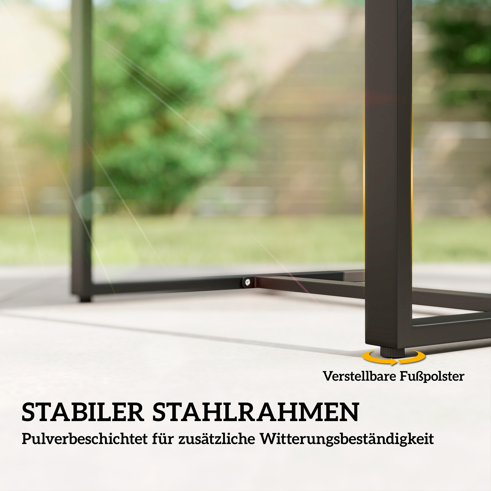 3-osaline bistrookomplekt, aiamööbli komplekt 2 tooli, laud, helehall