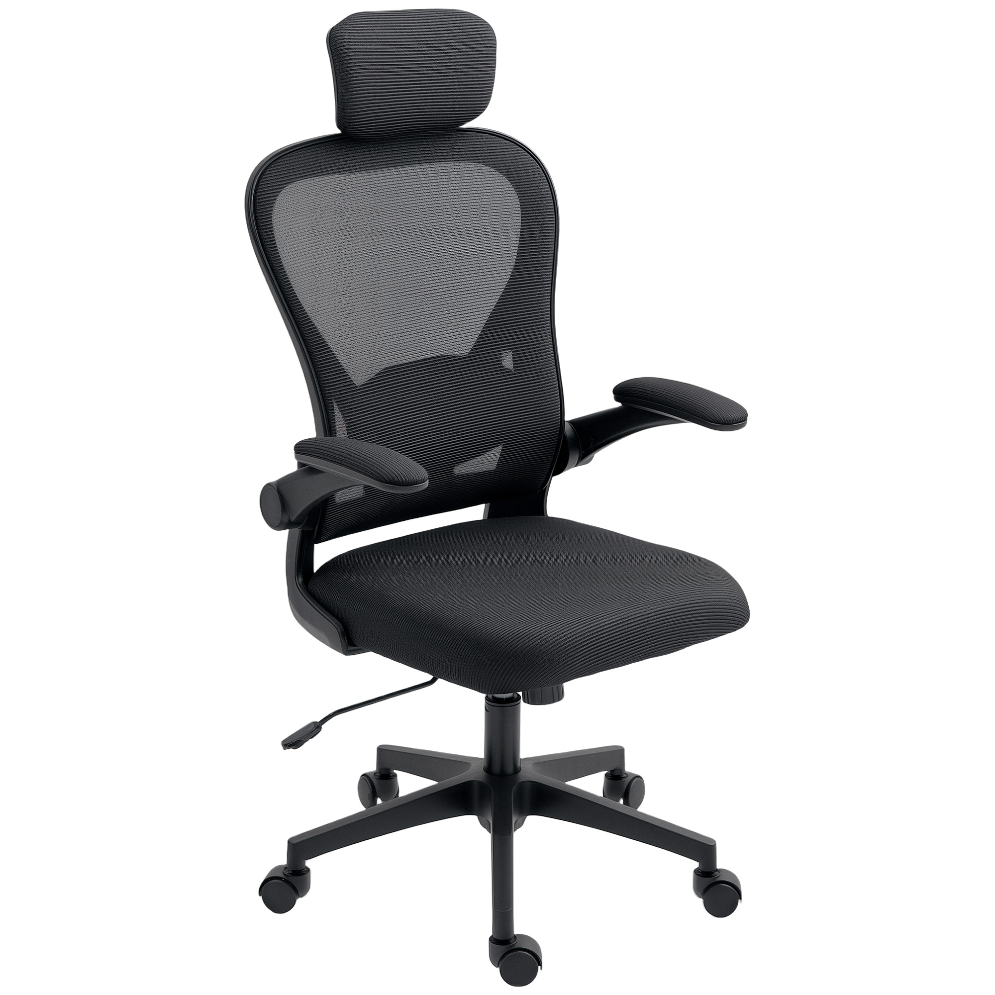Ergonoomiline kontoritool, must, 64 x 63 x 115-125 cm