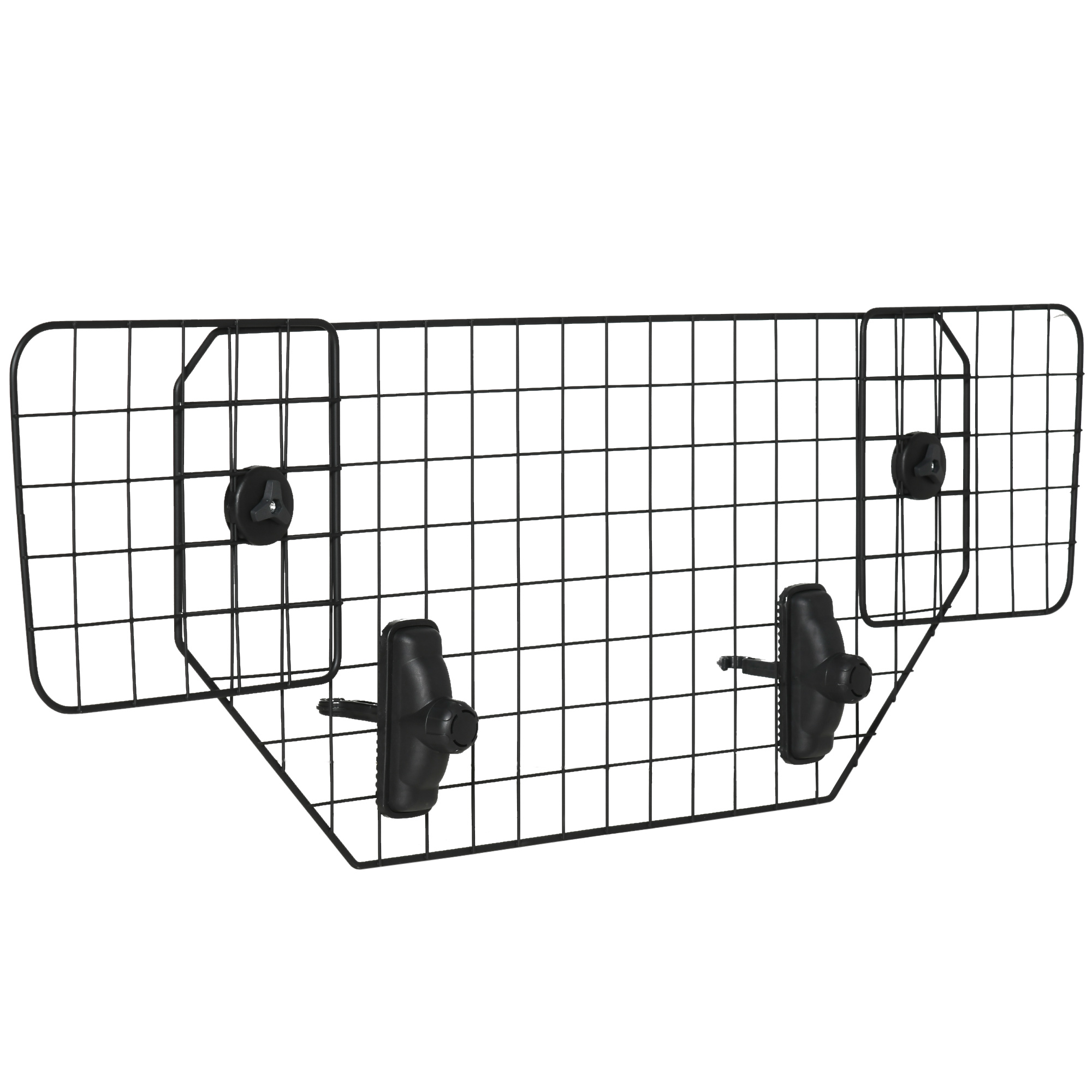 Auto pagasiruumi koeratõke, must, 90–120 x 40,5 cm, metall