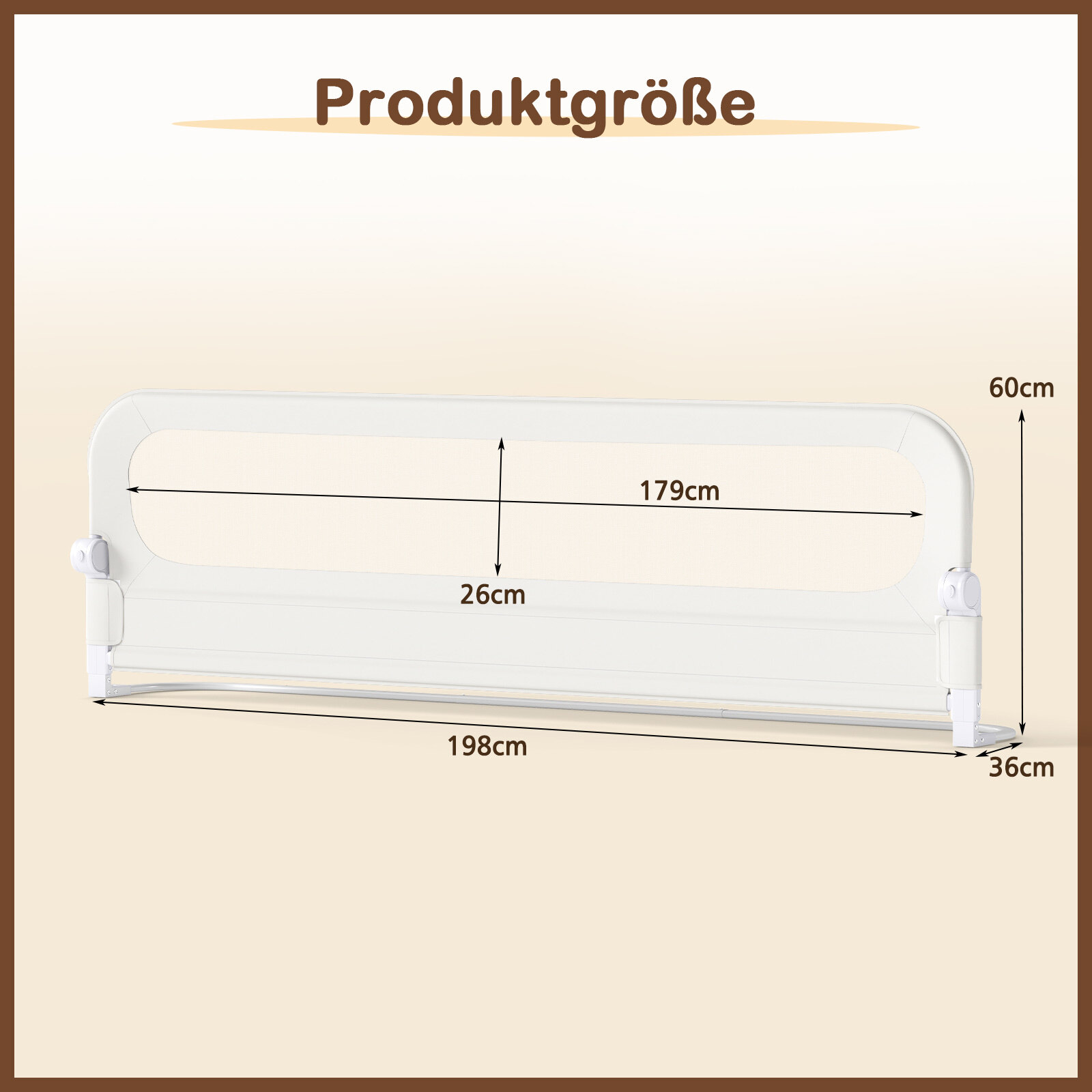 2-Osaline kokkupandav voodipiirete komplekt 198 × 60 cm ja 178 × 60 cm valge