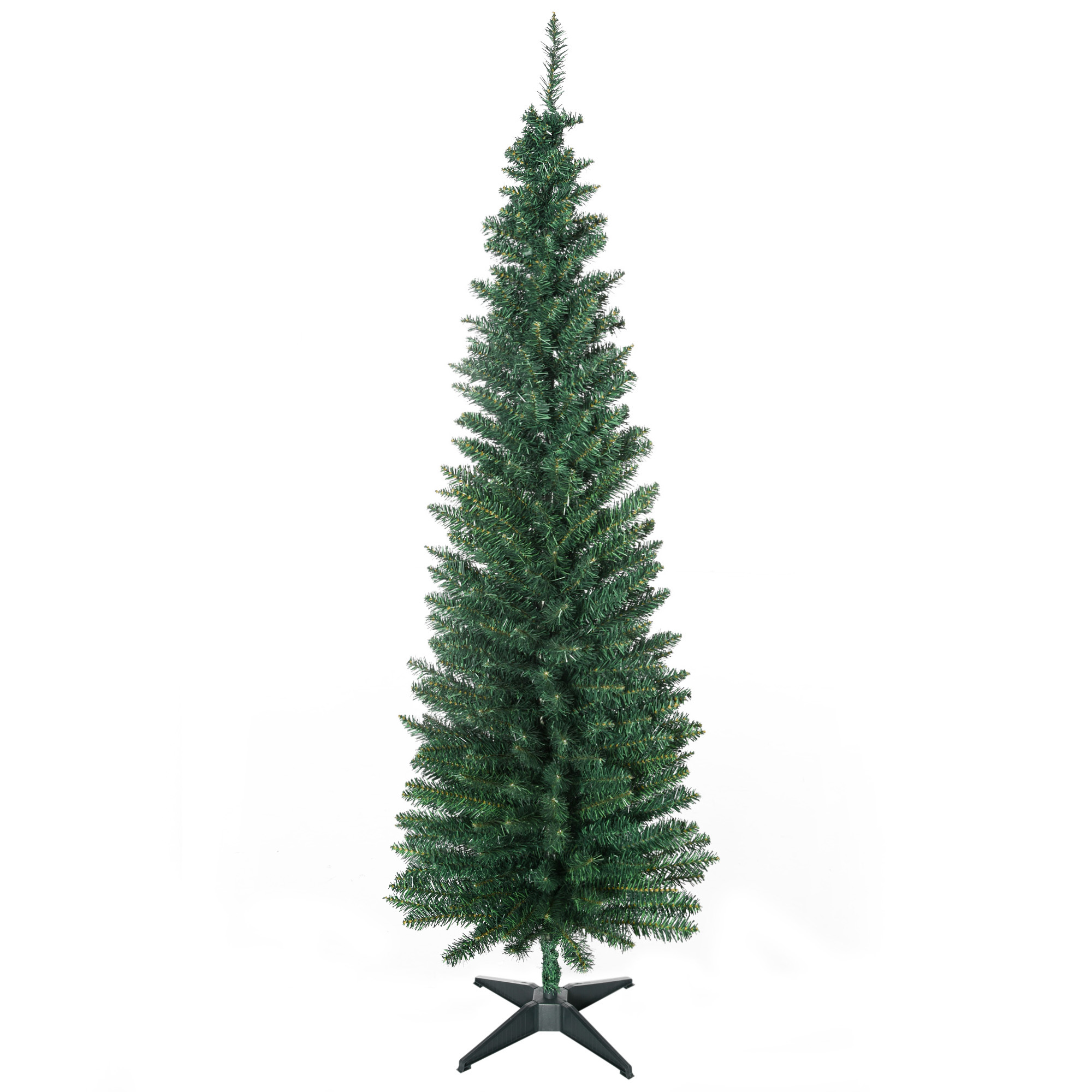 180 cm kunstkuusk 390 oksatipu ja metalljalaga, roheline
