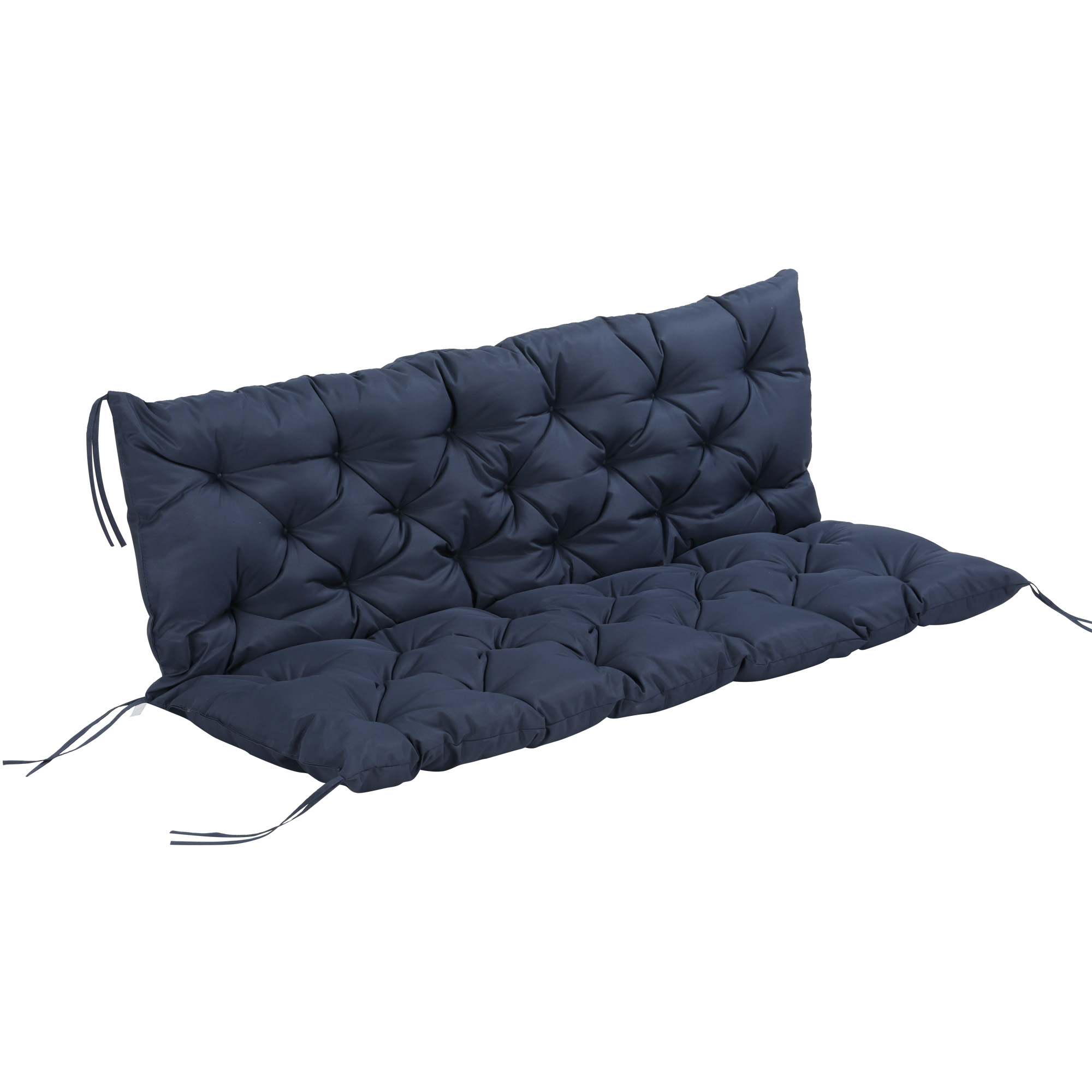 Istmepadi kinnitusribadega, tumesinine, 150 x 98 x 8 cm