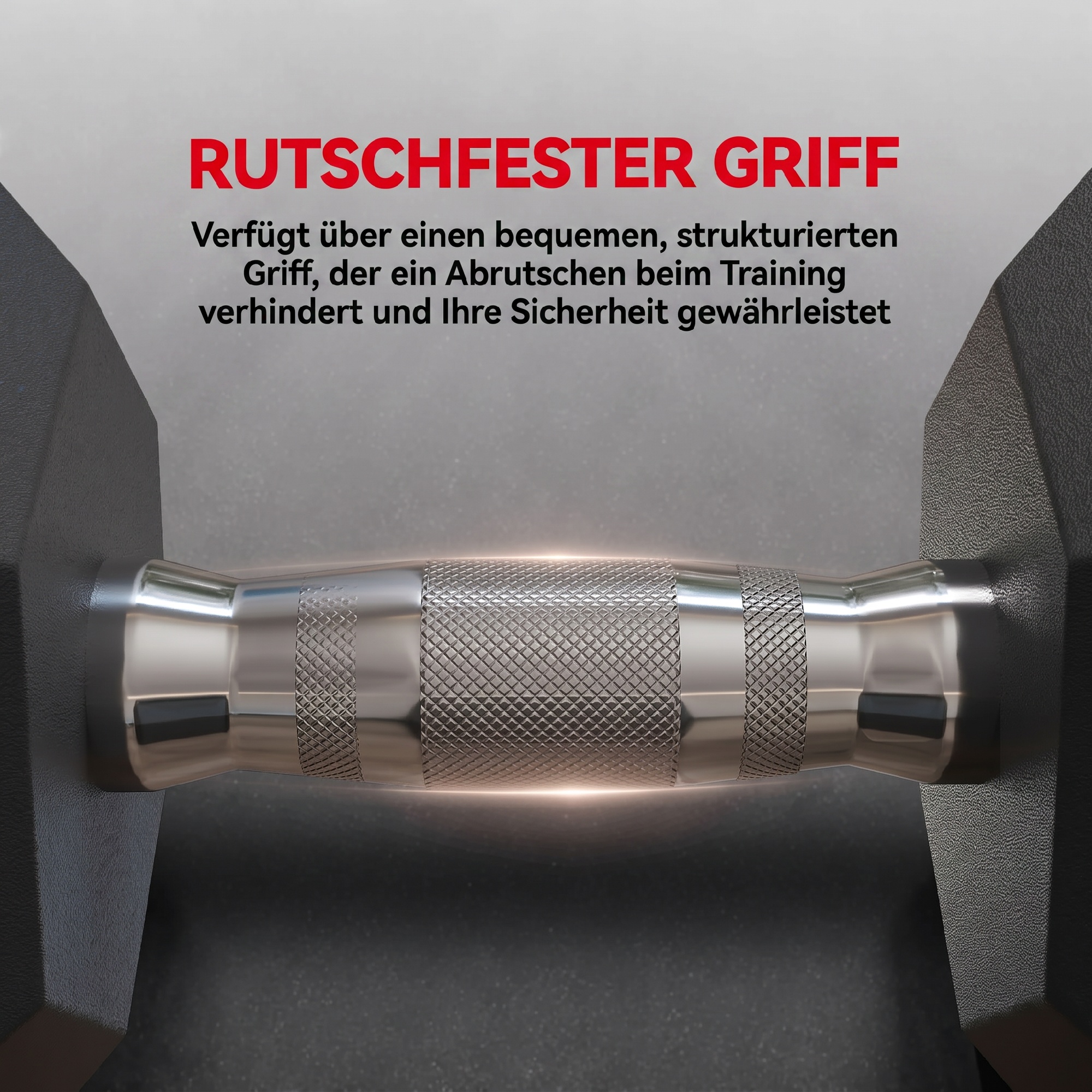 Kuusnurksed hantlid, 2 tk, 2 x 4 kg, must, metall / kumm