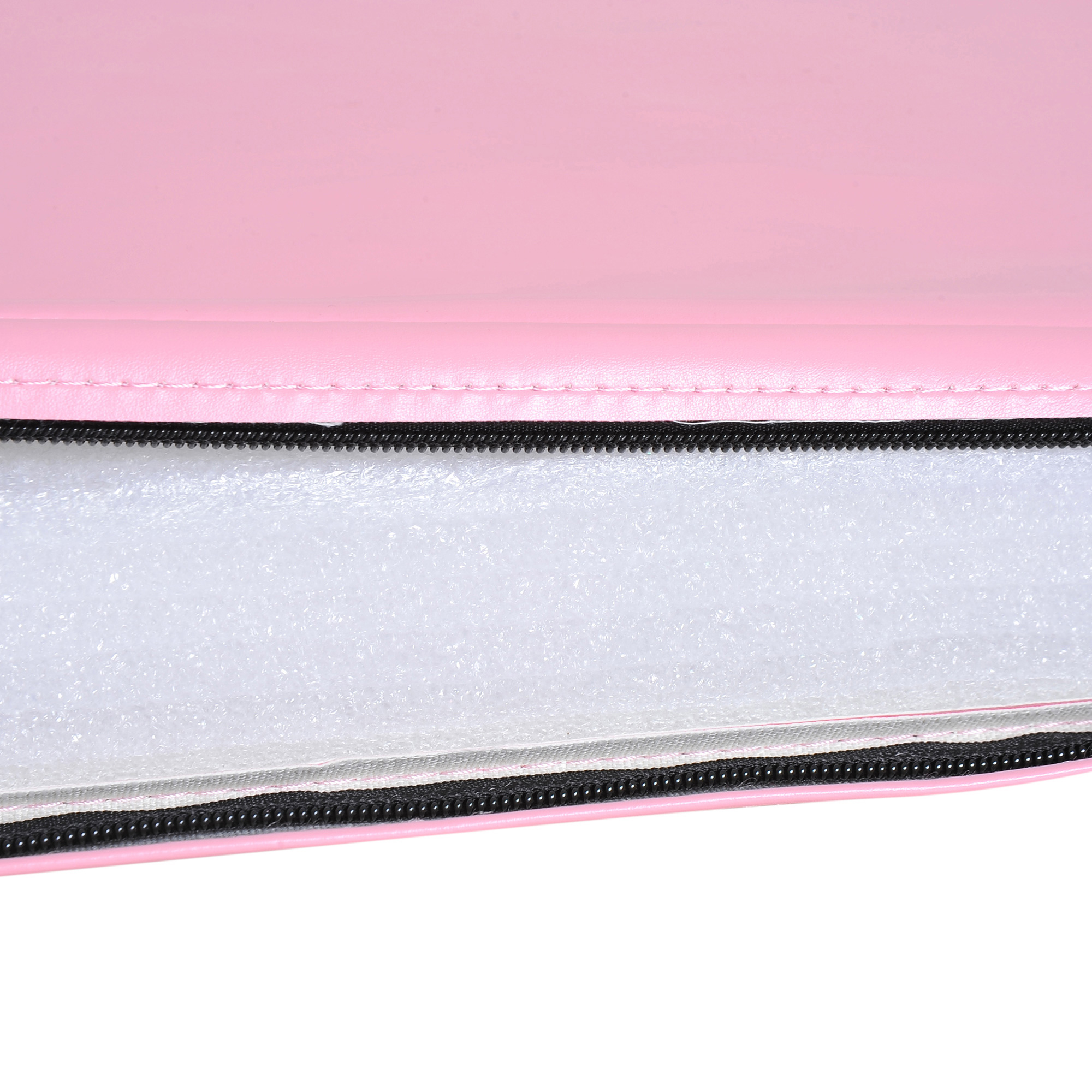 Kokkupandav treeningmatt käepidemetega, 180 x 60 x 5 cm, roosa