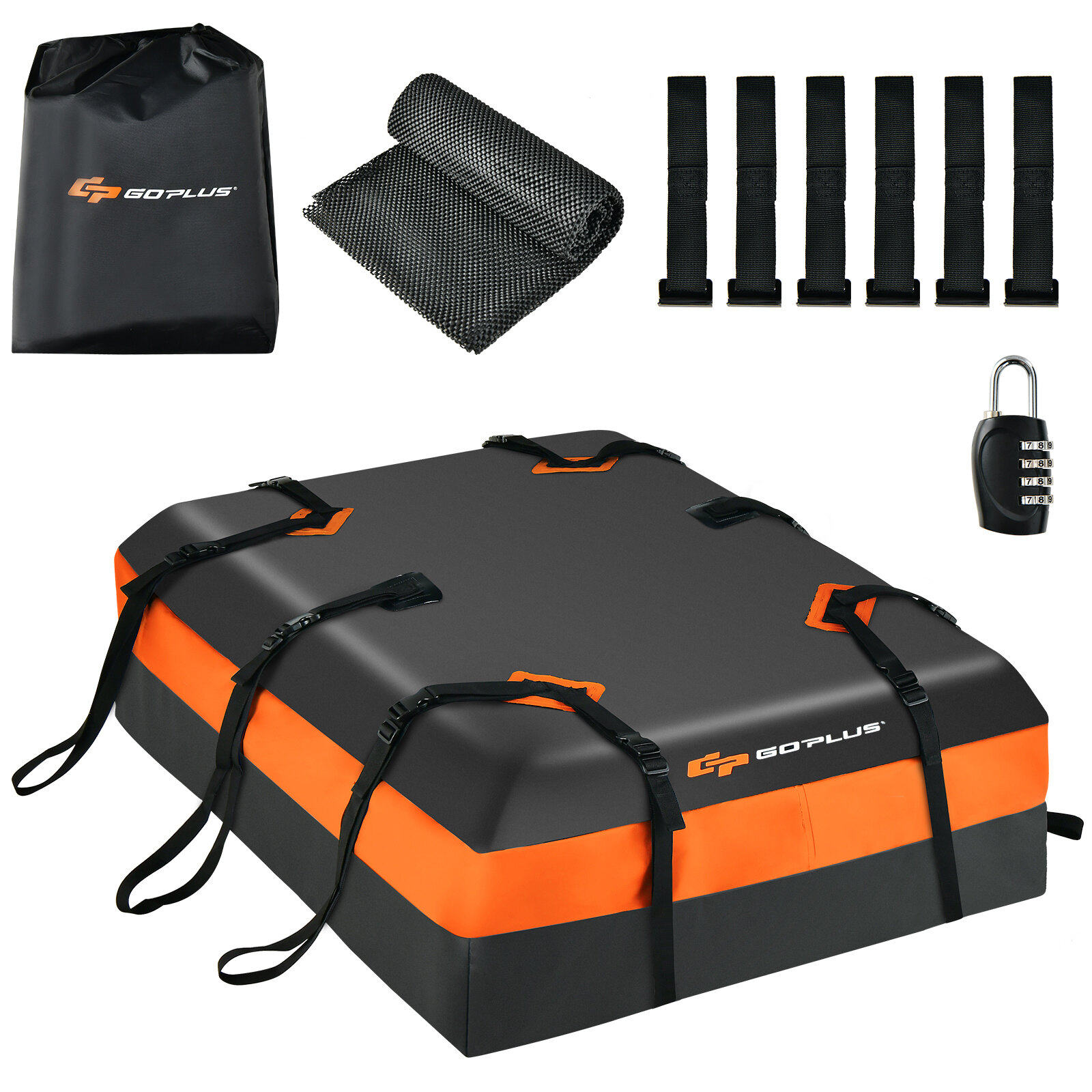 Auto katusekott 450L lukuga oranž