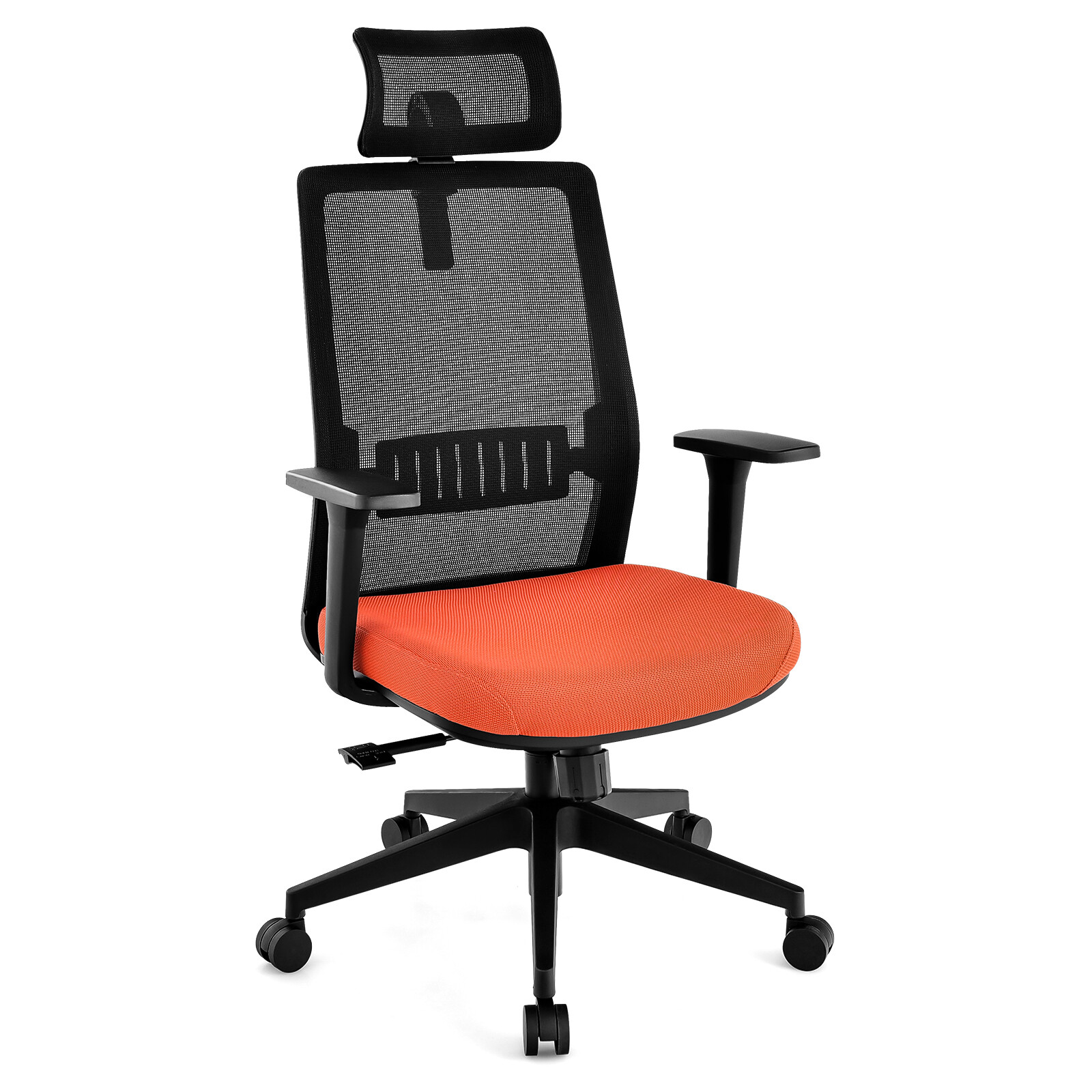Ergonoomiline kontoritool peatoega must