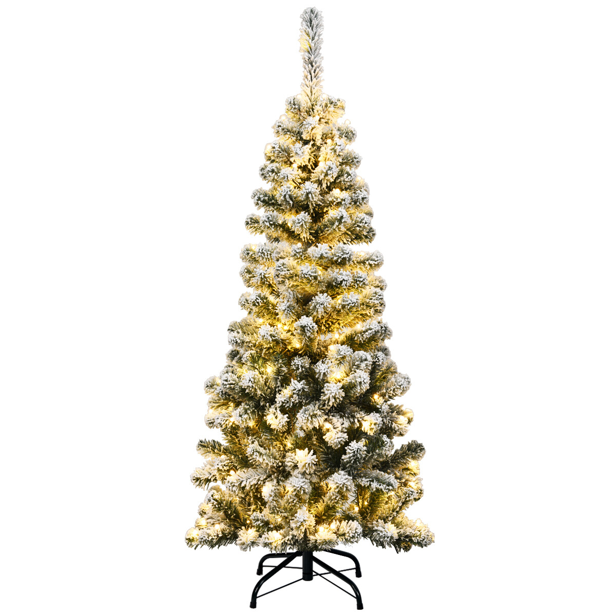Jäägaasiga LED-valgusega kuusk 135cm