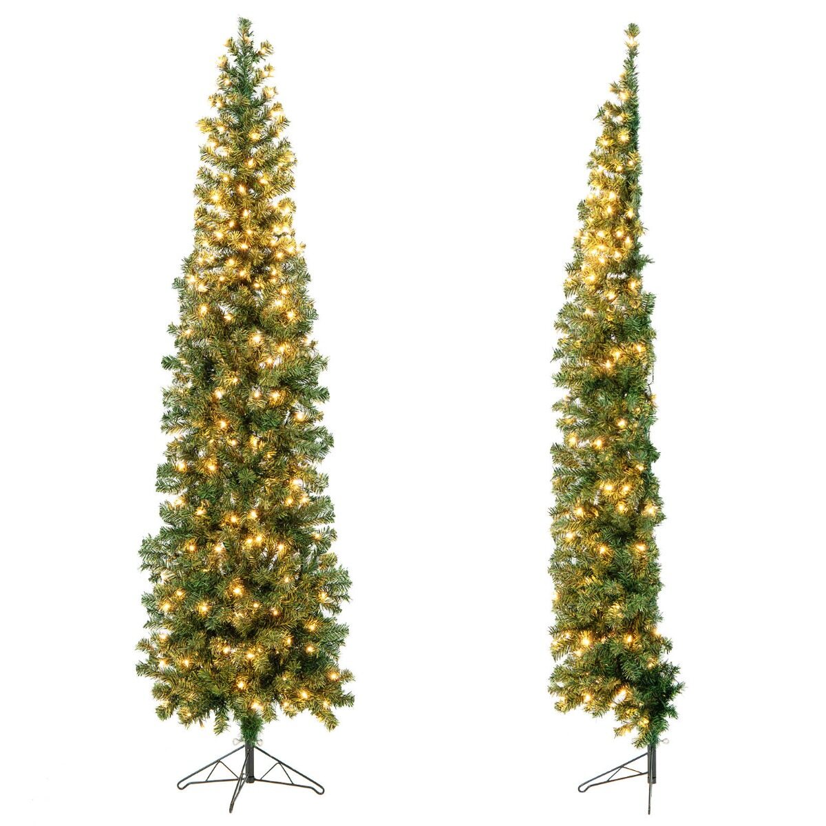 210cm poolkuusk LED-valgusega
