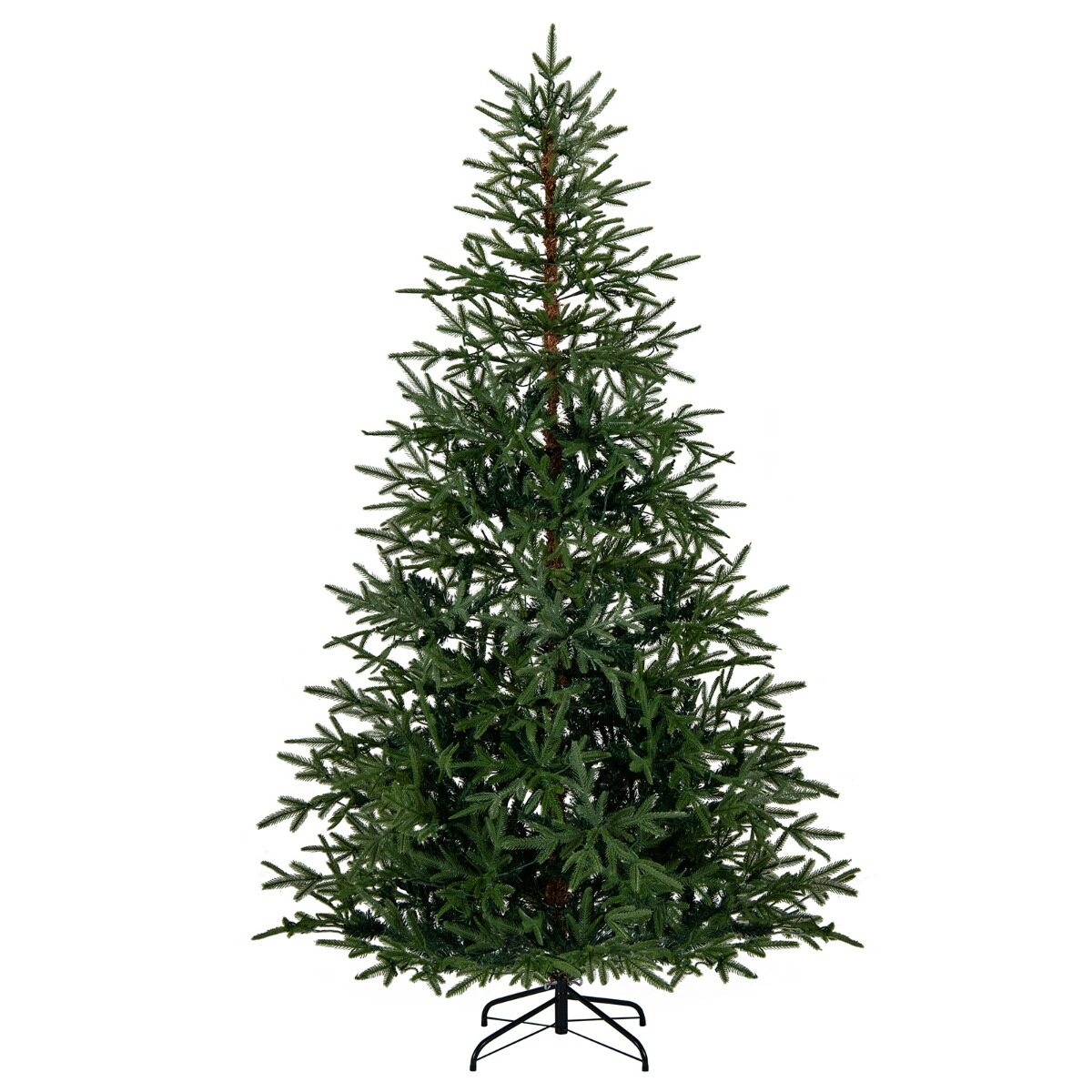 210cm Ehtne Roheline Jõulupuu LED-valgustusega