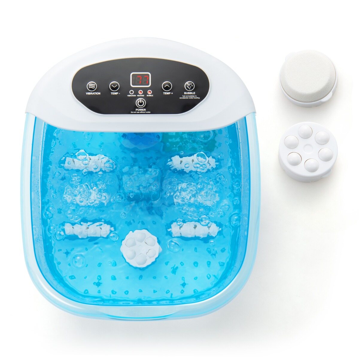 Jalamassaaž Spa 500W Pediküürikiviga Sinine