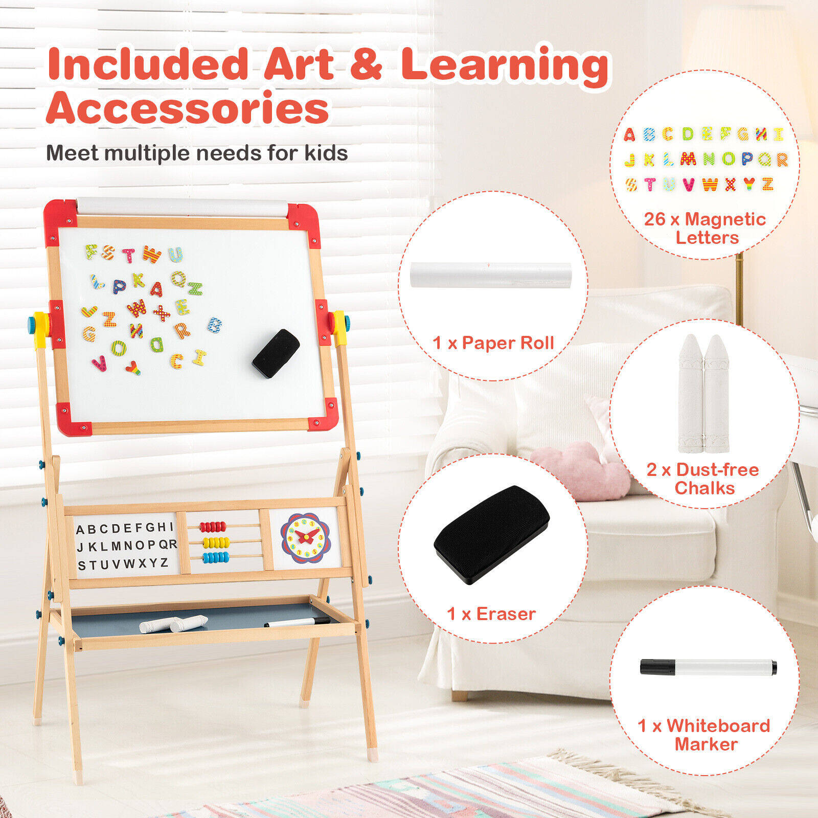 Laste 3-in-1 kunstiplaat