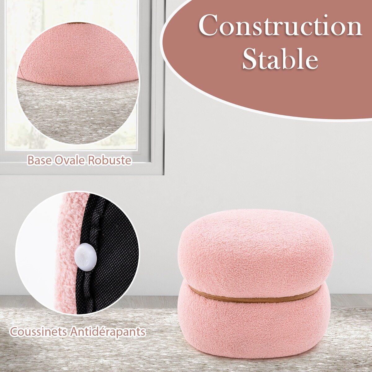 Roosa Sherpa Riidepink Libisemiskindlate Jalatoedega