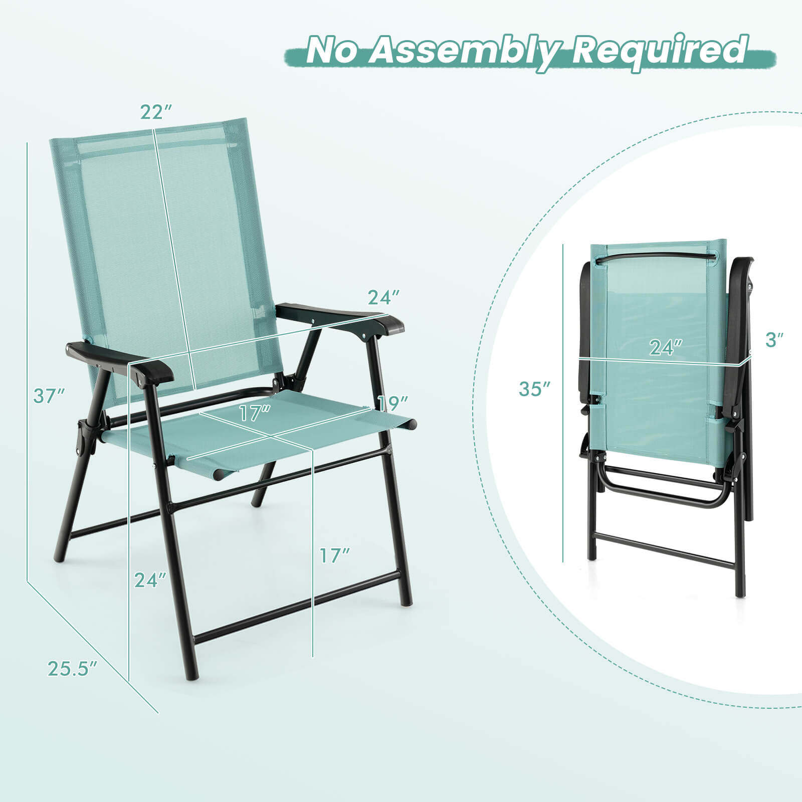 2-osaline kokkupandav aiatool hele roheline