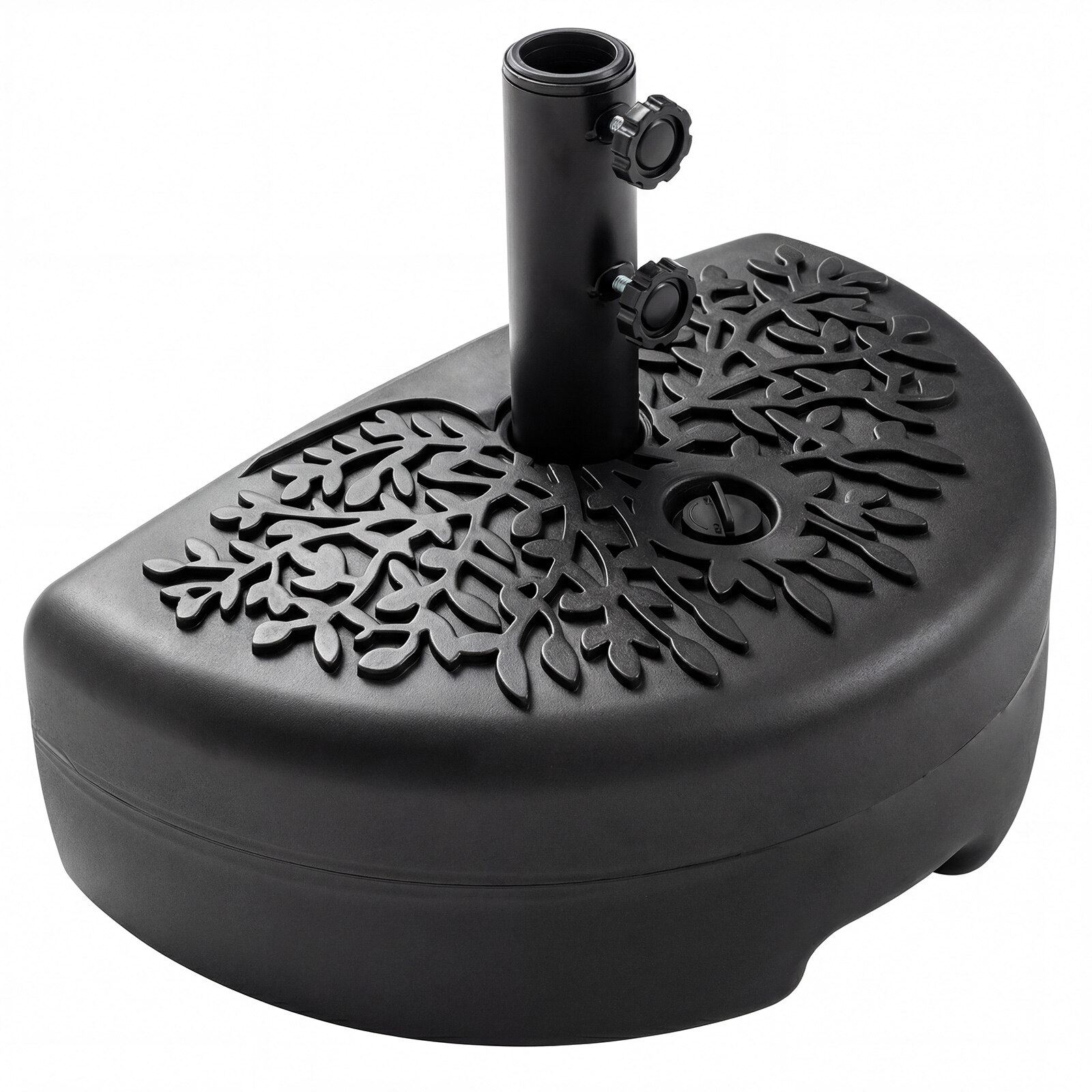 25 kg Pooli Vihmavarju Alus Poolring Must