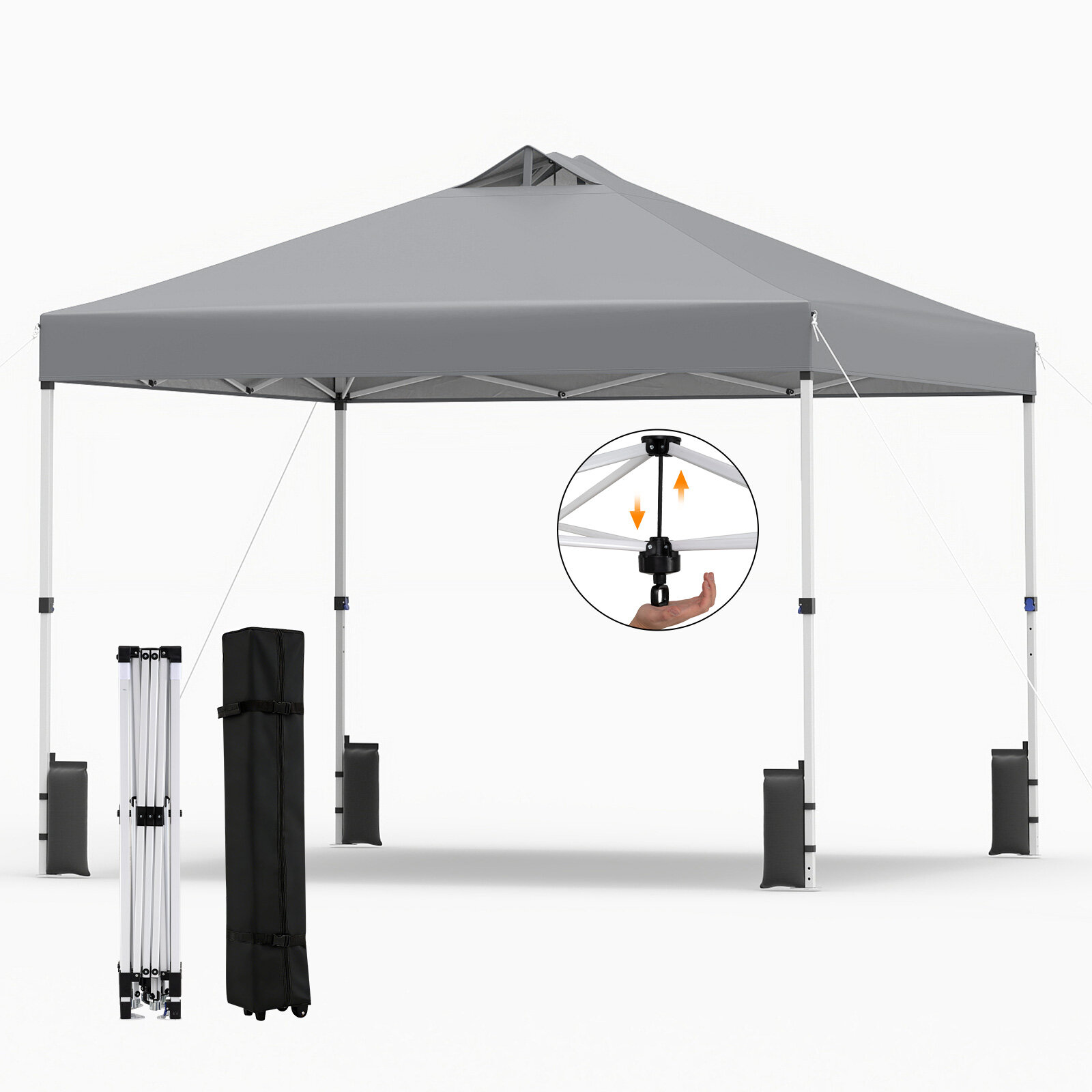 3×3 m hall pop-up paviljon