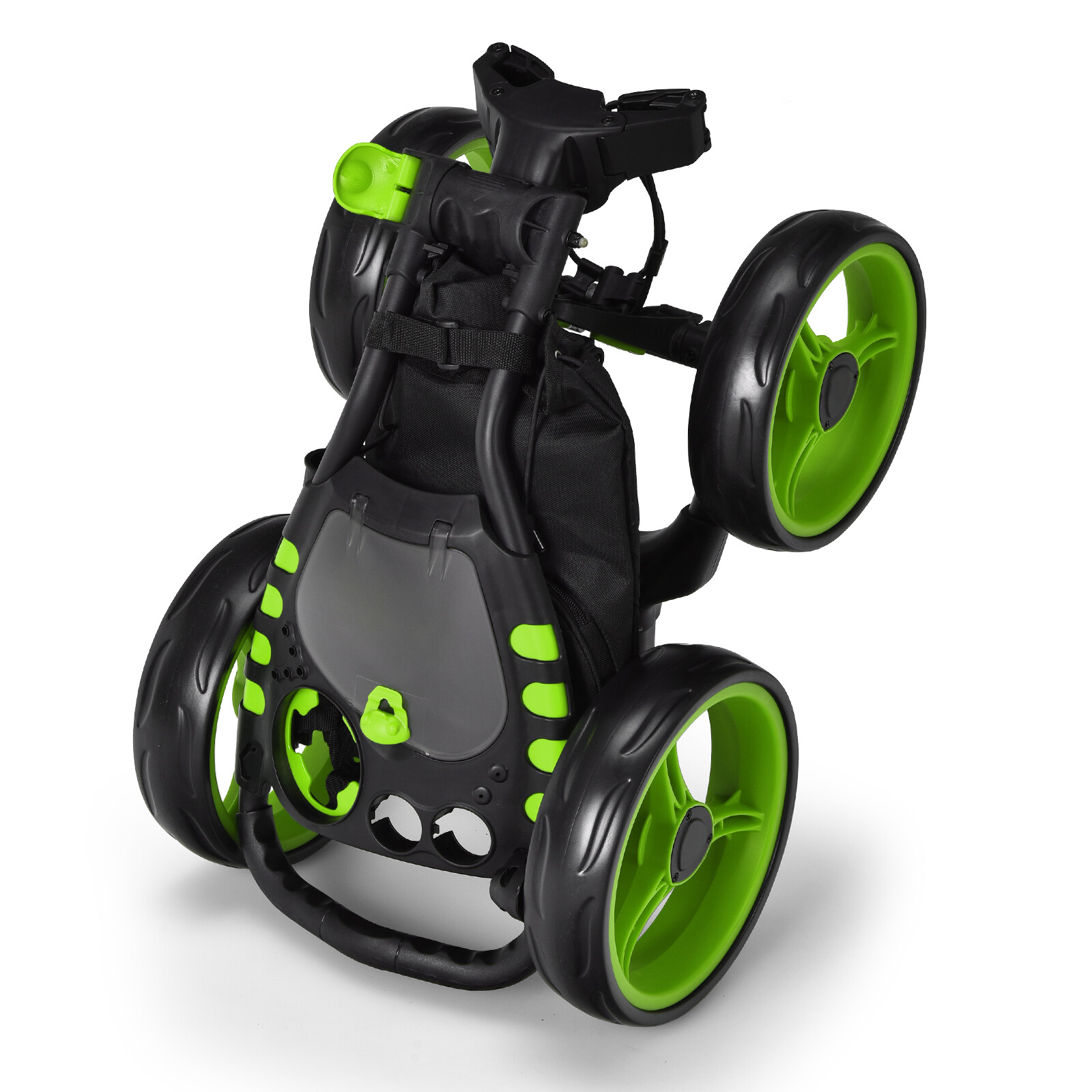 Kerge kokkupandav 4-rattaline golfikäru roheline