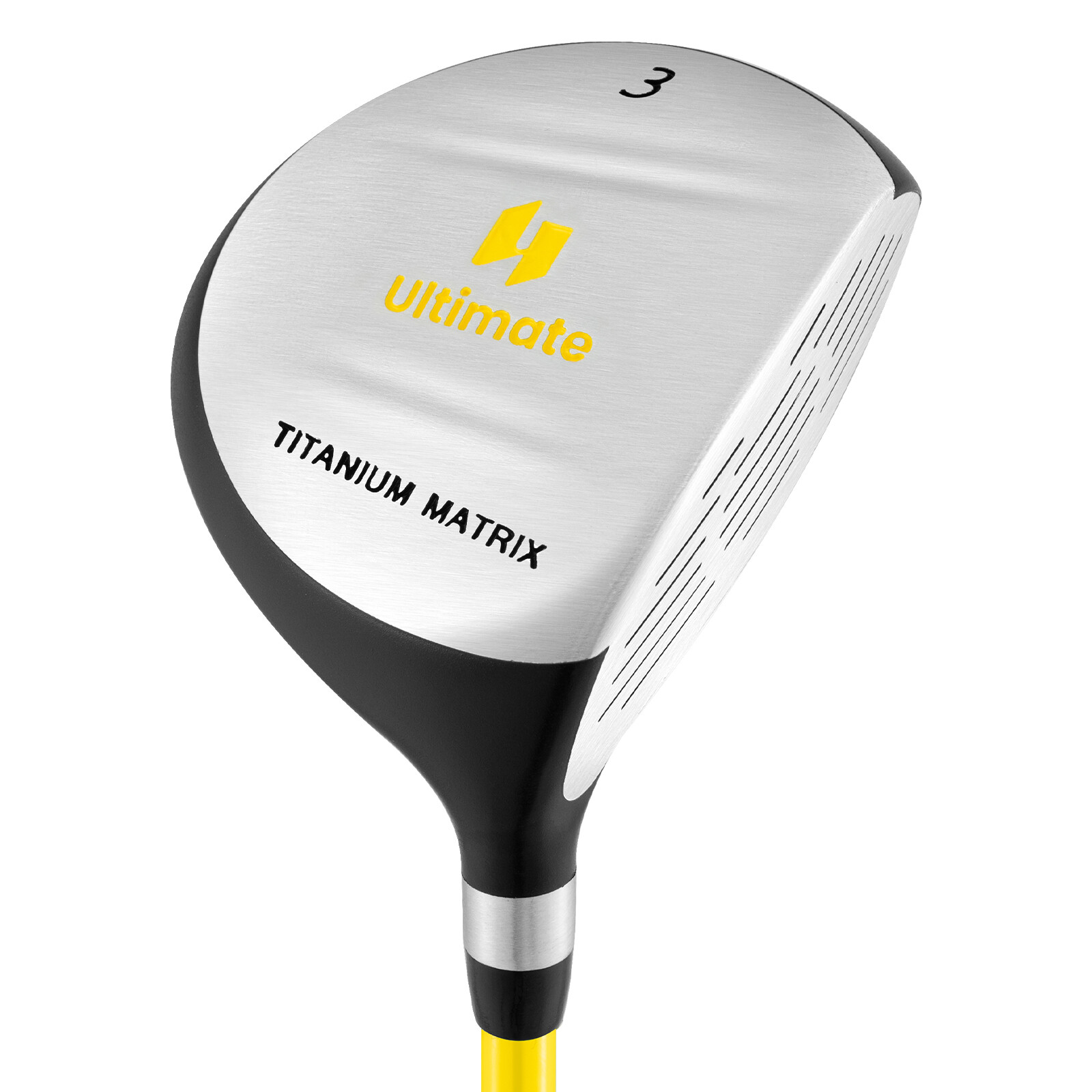 Junior golfikepp paremakäelistele 34″ kollane