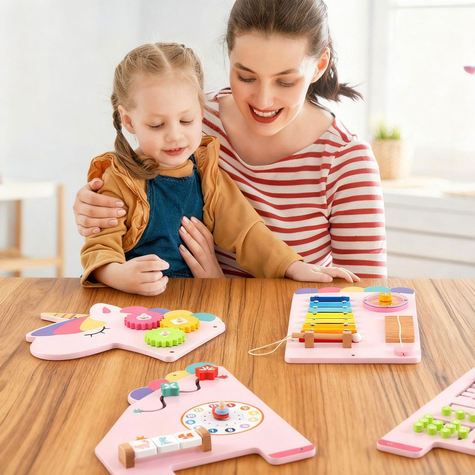Unicorn Montessori 11-in-1 Sensoorne Seinaplaat