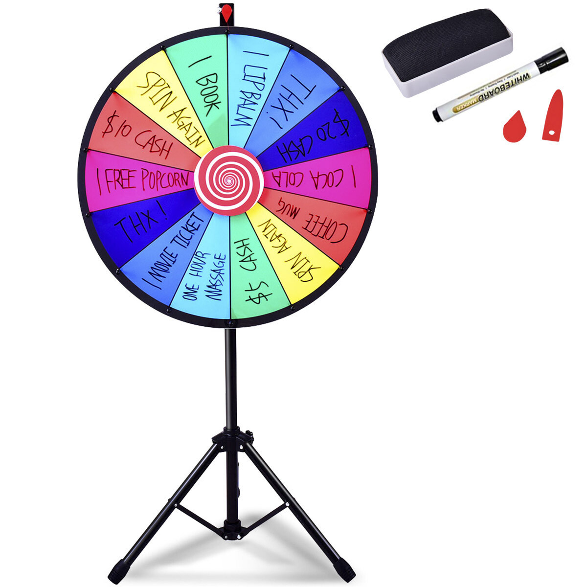 Spinning Prize Ratas 14 Segmenti Reguleeritava Kõrgusega