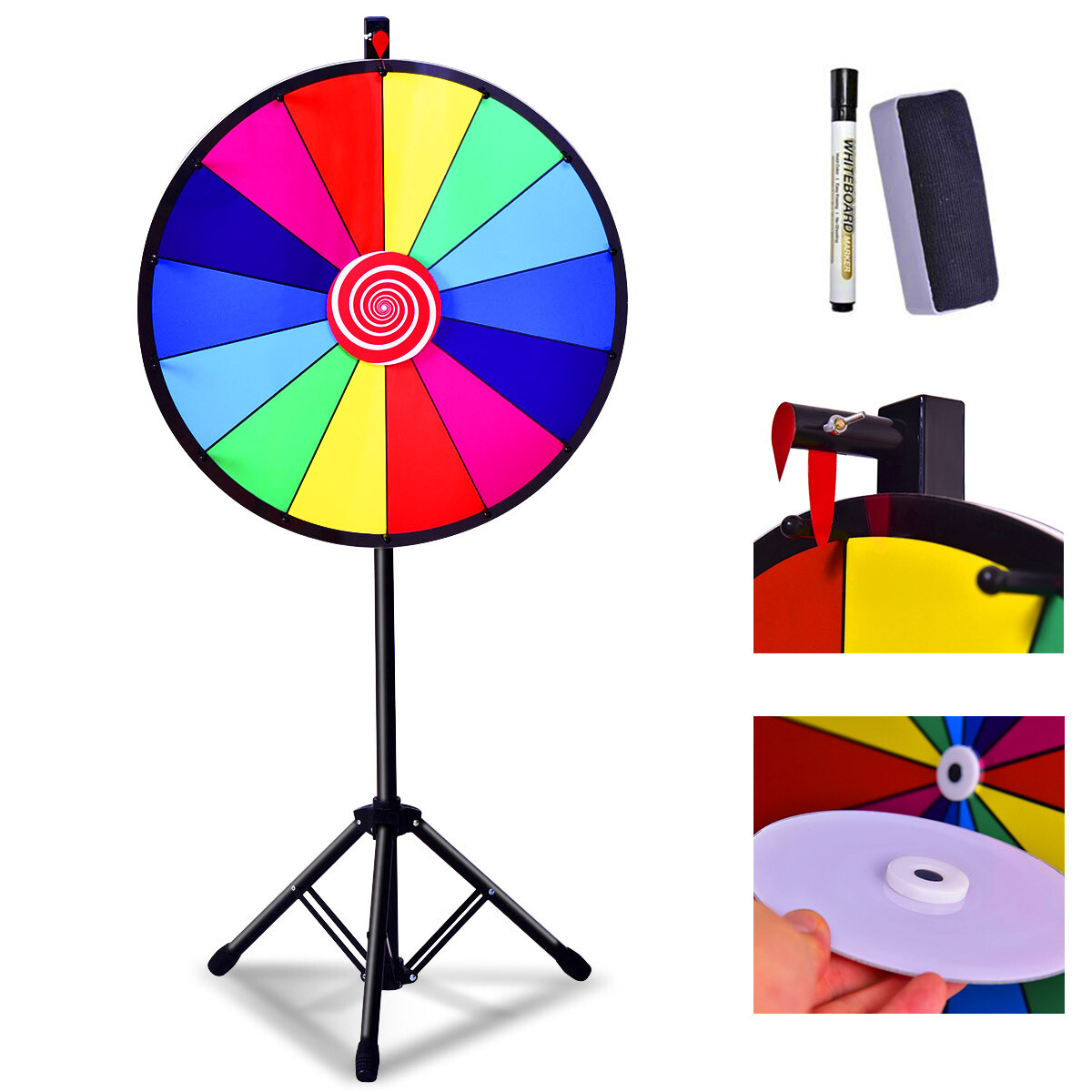 Spinning Prize Ratas 14 Segmenti Reguleeritava Kõrgusega