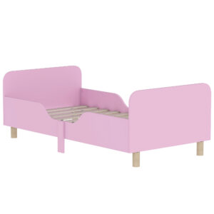 Laste voodiraam, roosa, MDF, 143,5 x 74,2 x 50 cm